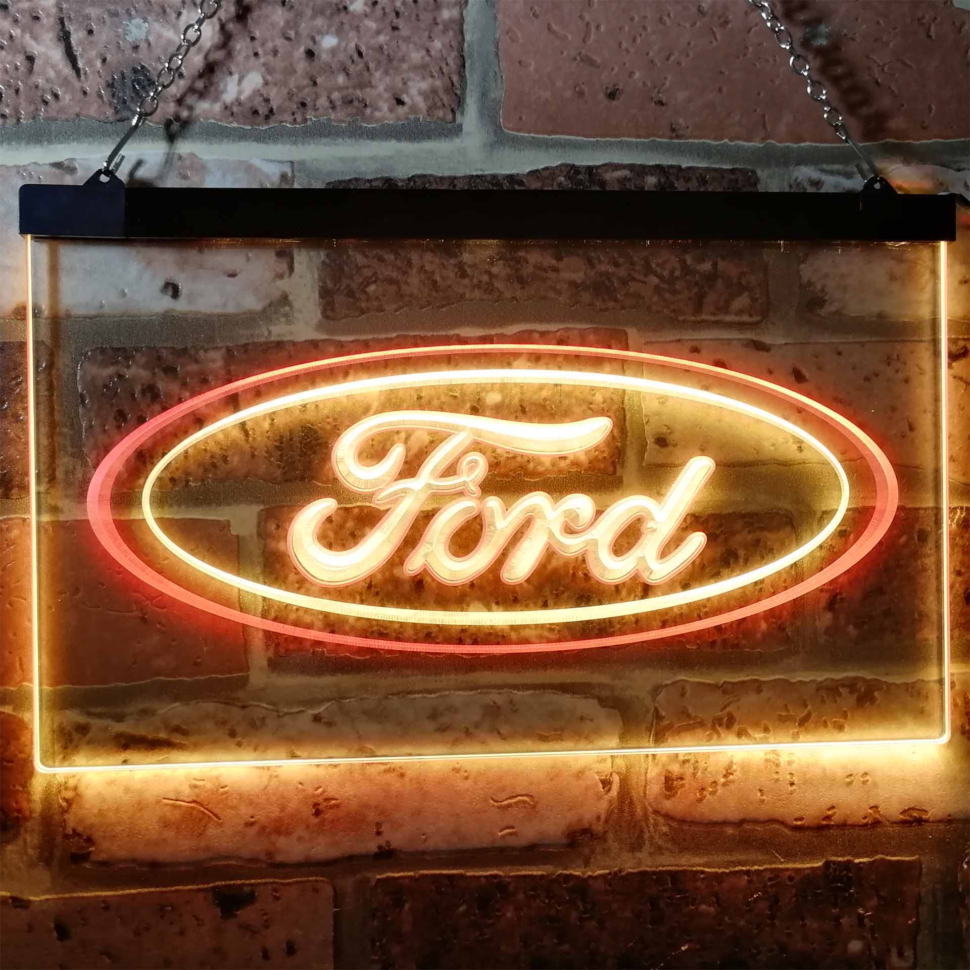 Ford car Transport Bar Dual Color LED Neon Sign ProLedSign