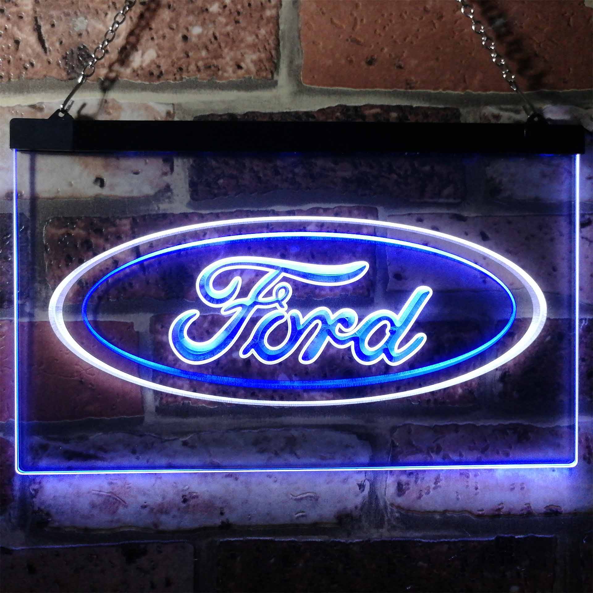 Ford car Transport Bar Dual Color LED Neon Sign ProLedSign