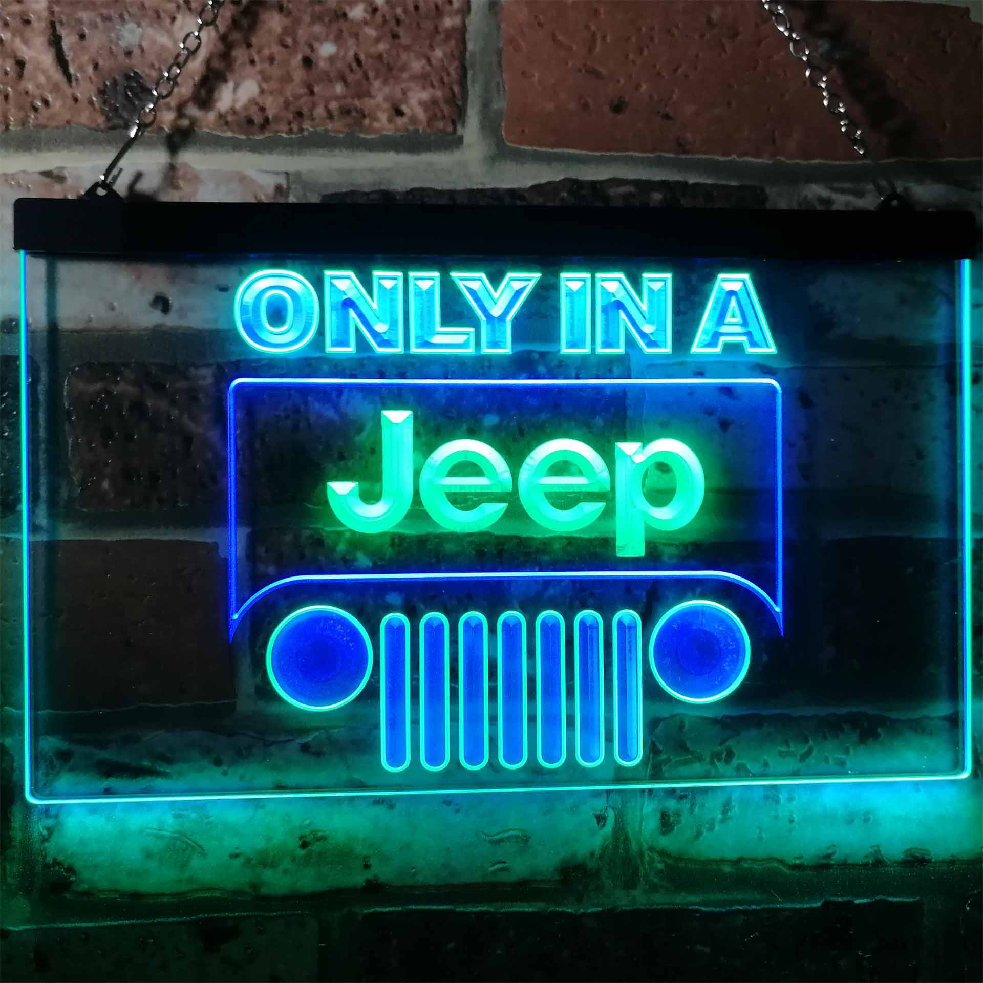 Jeep Only in A Jeep Car Neon-Like LED Sign
