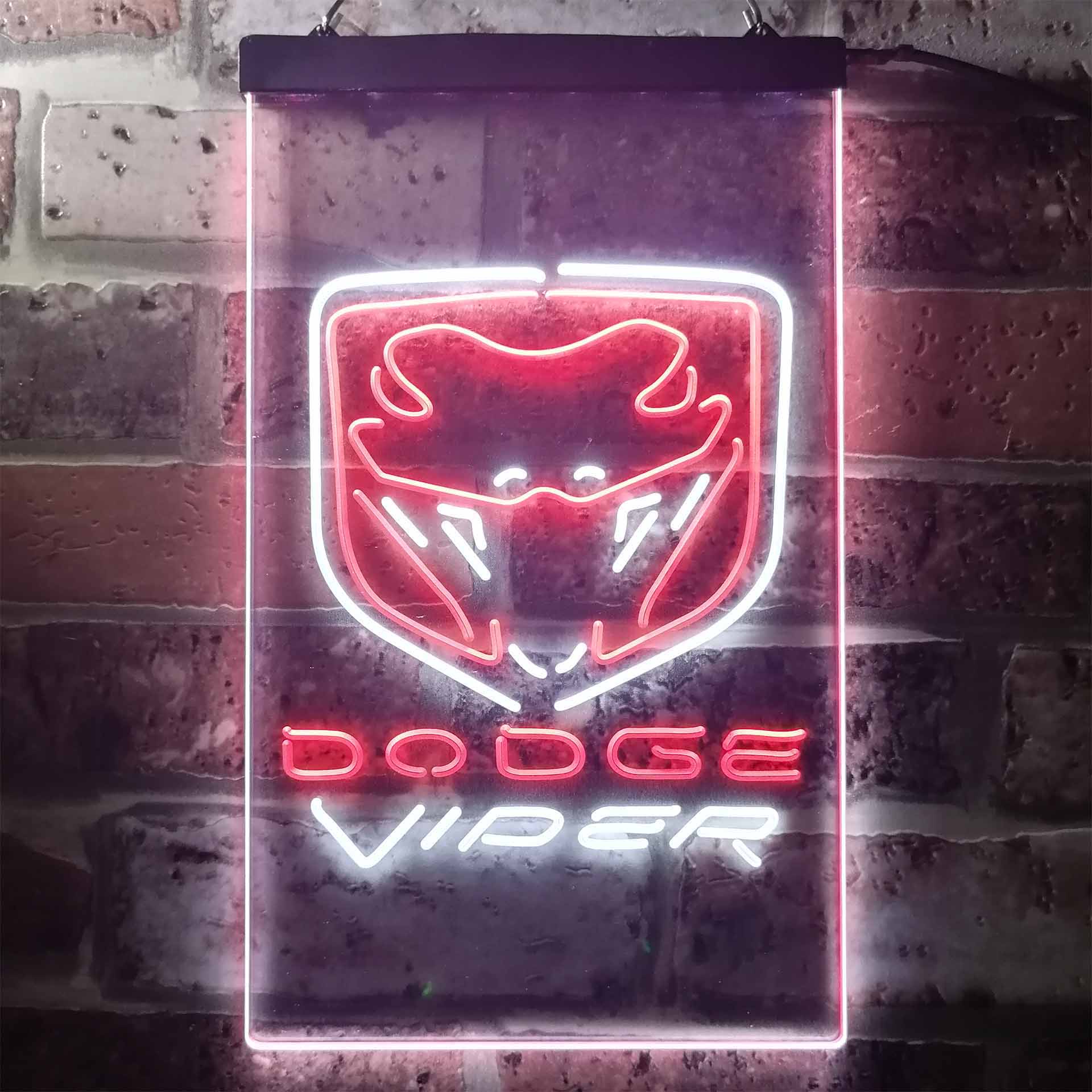 Dodge Viper Car Dual Color LED Neon Sign ProLedSign