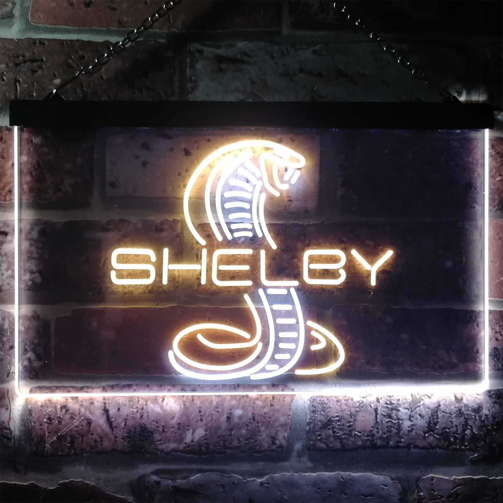 Ford Shelby Car Dual Color LED Neon Sign ProLedSign