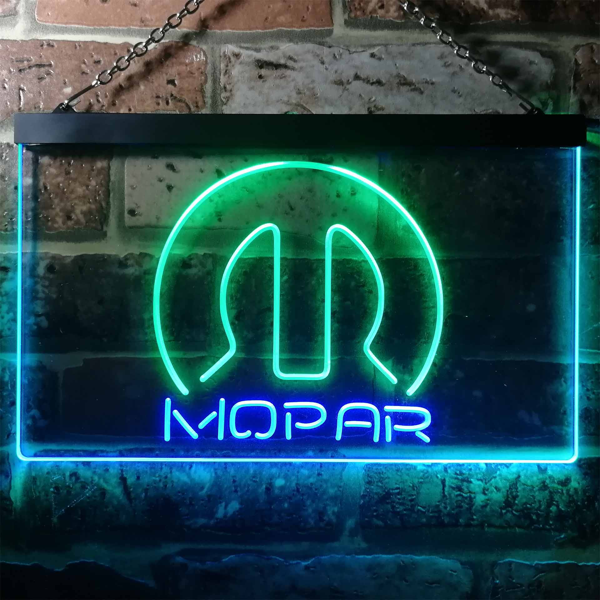 Mopar Car Dual Color LED Neon Sign ProLedSign