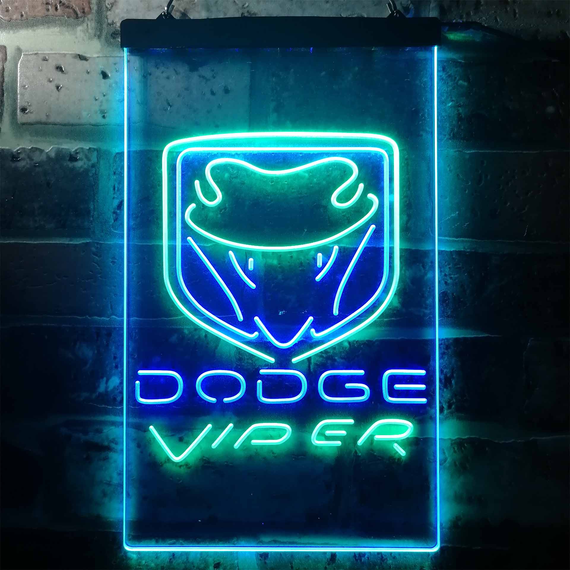 Dodge Viper Dual Color LED Neon Sign ProLedSign