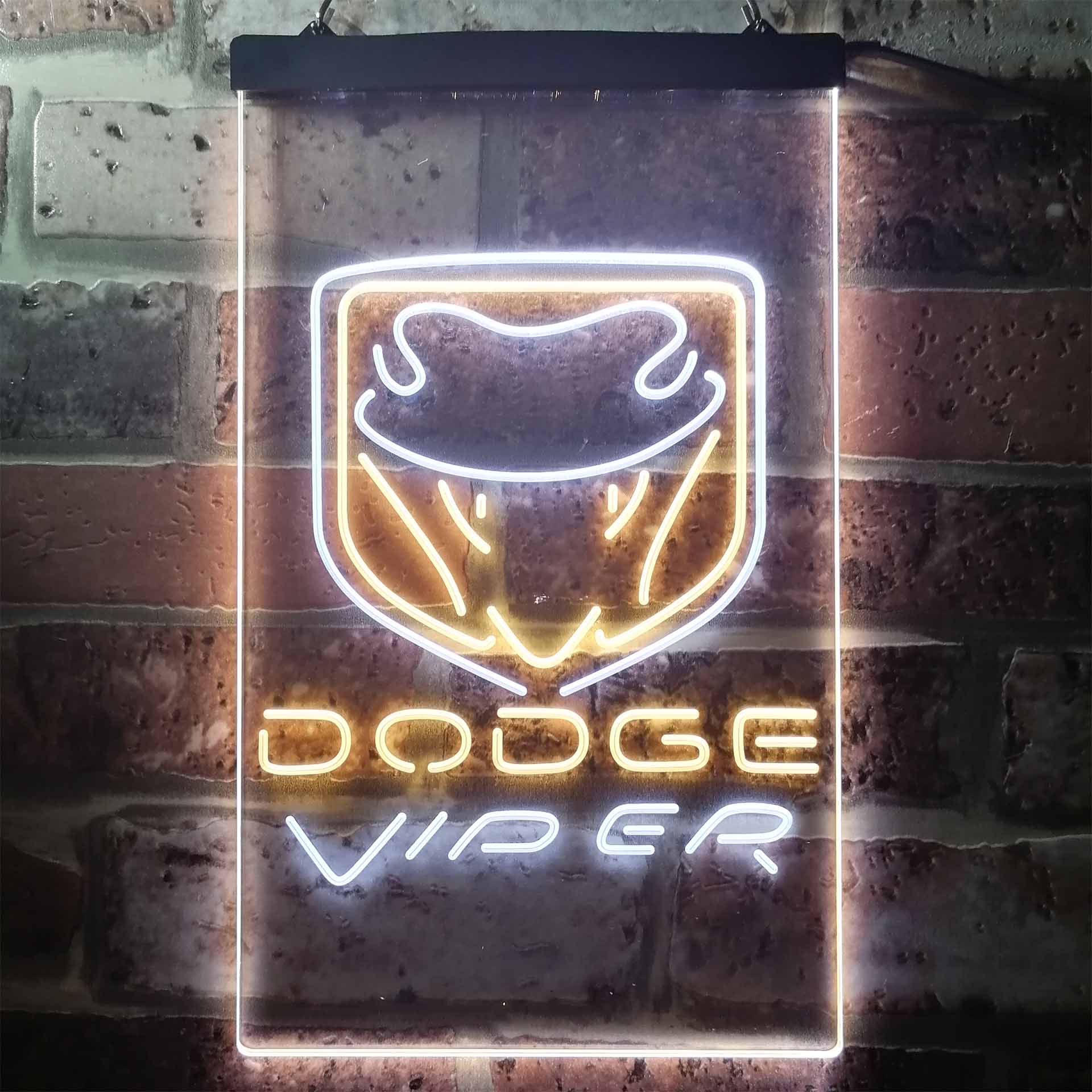 Dodge Viper Dual Color LED Neon Sign ProLedSign