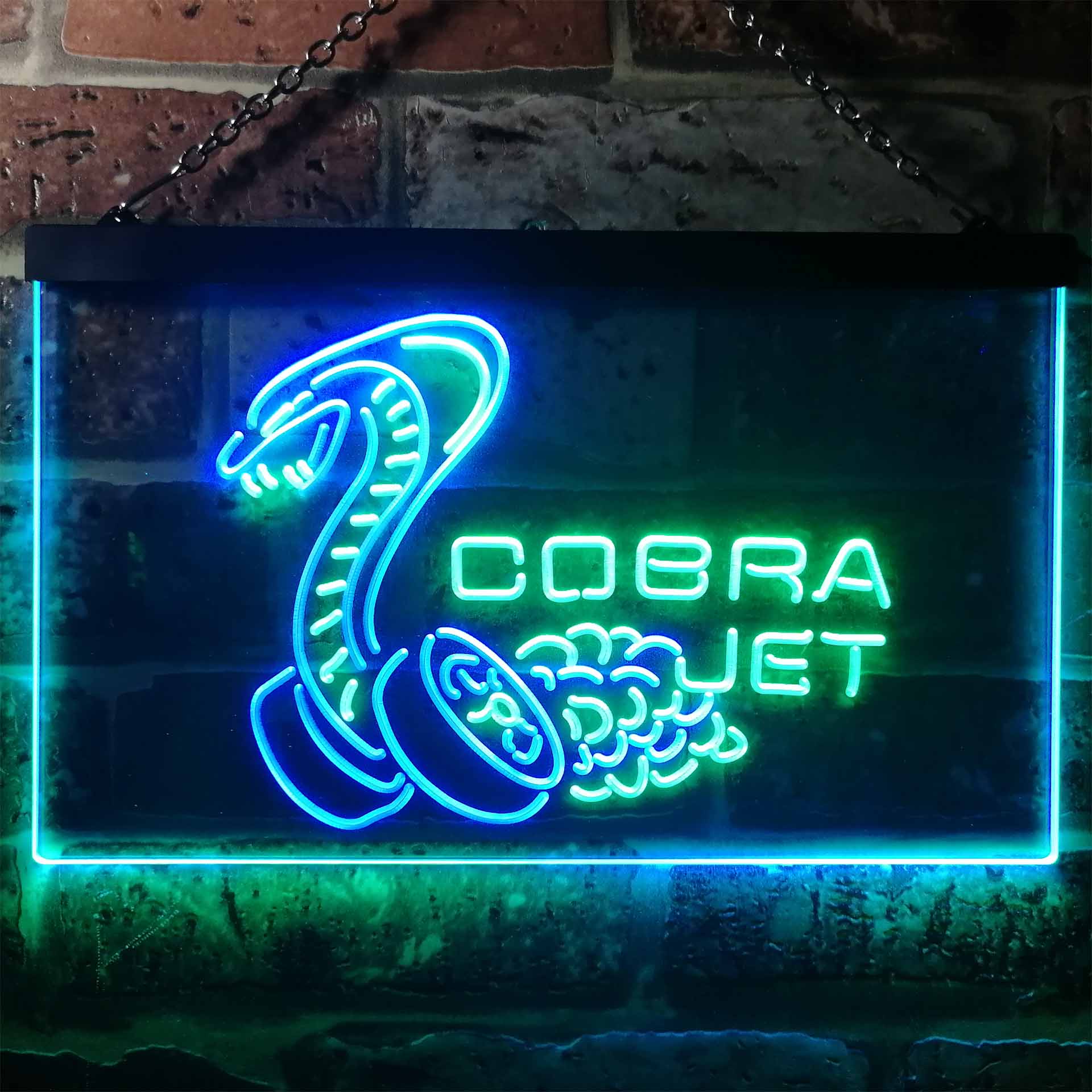 Cobra Jet Car Neon-Like LED Sign