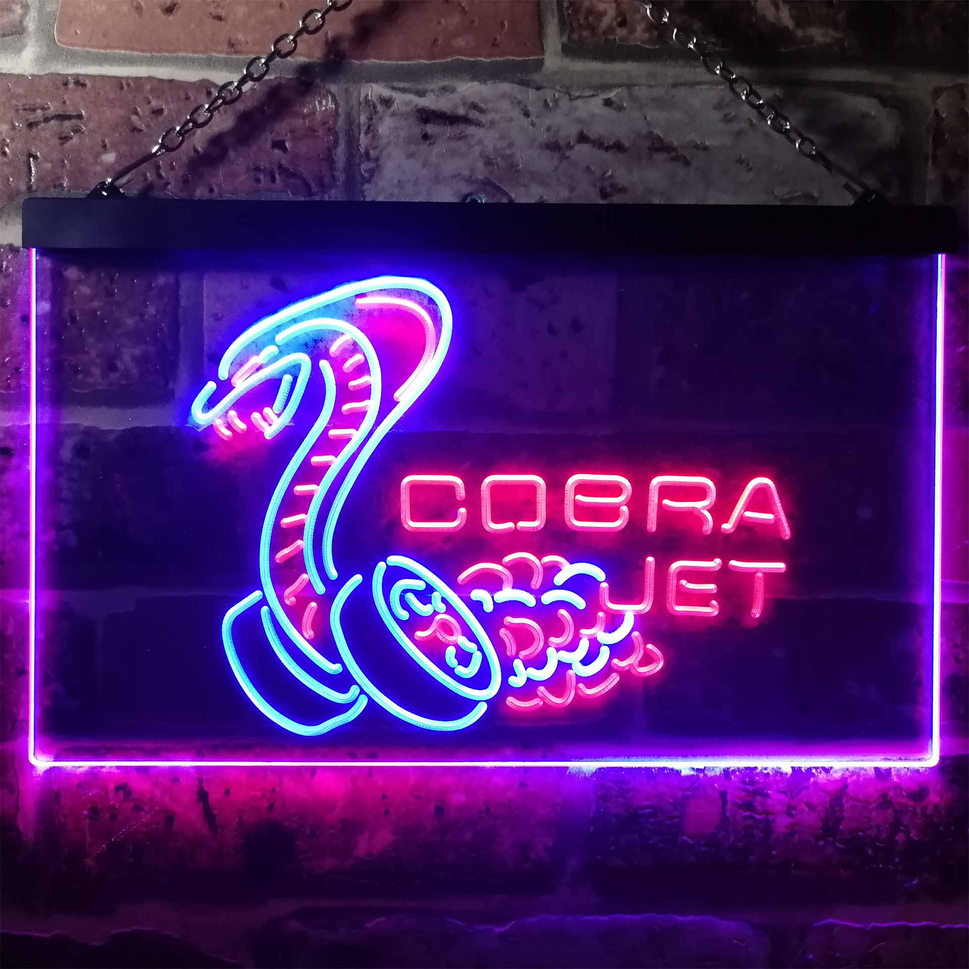 Cobra Jet Car Neon-Like LED Sign