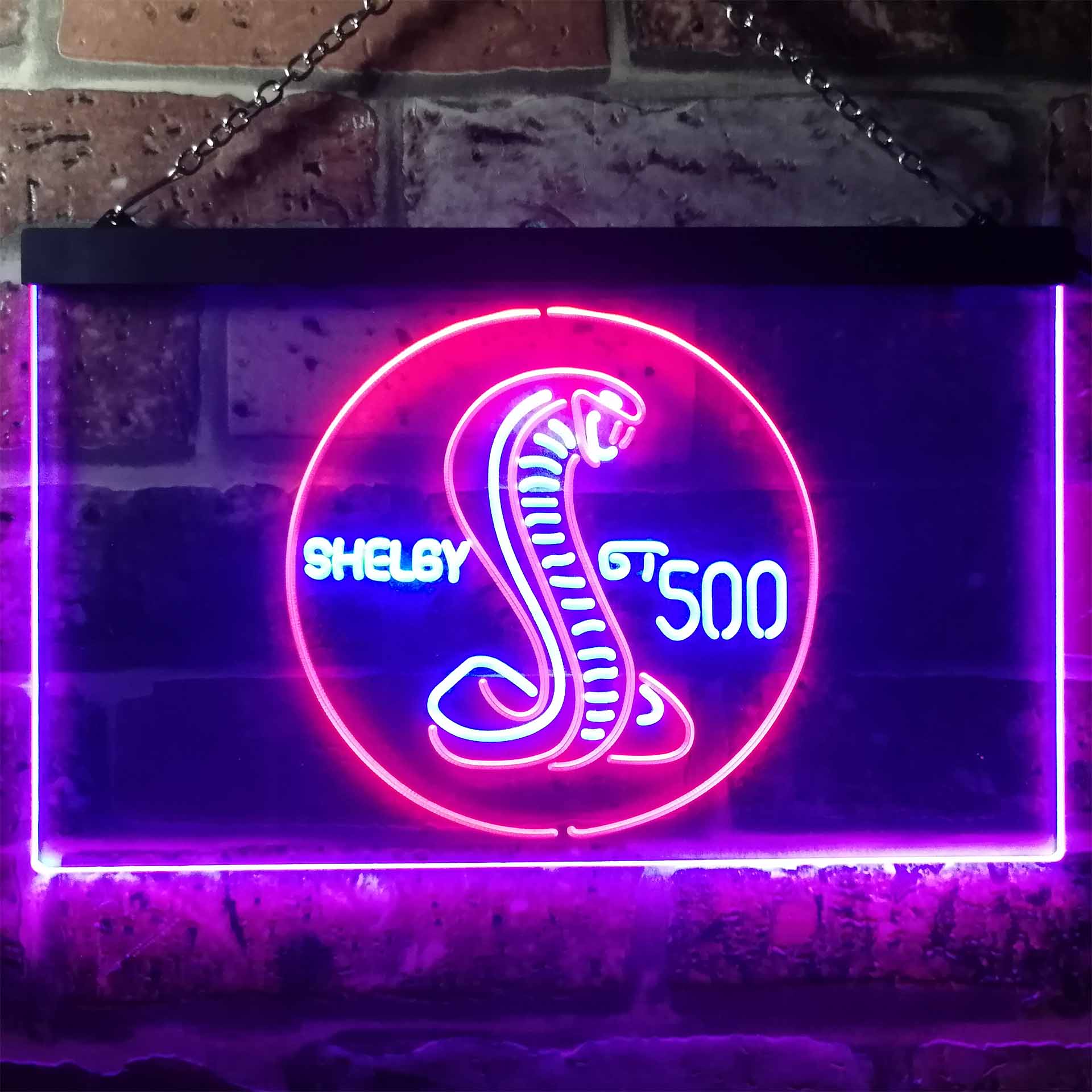 Shelby GT500 Dual Color LED Neon Sign ProLedSign
