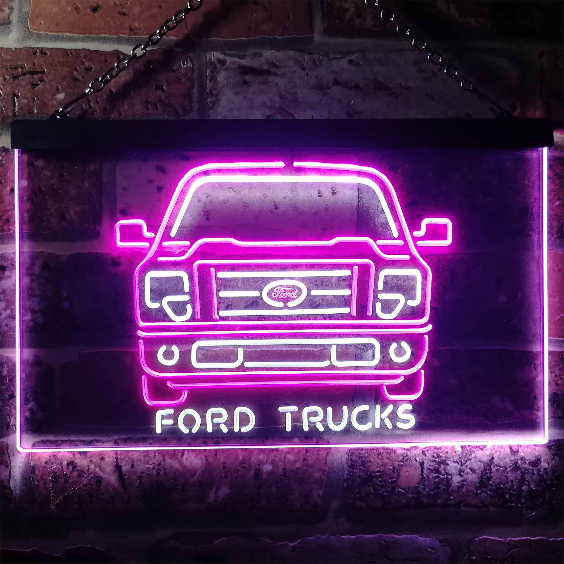 Ford Truck Dual Color LED Neon Sign ProLedSign