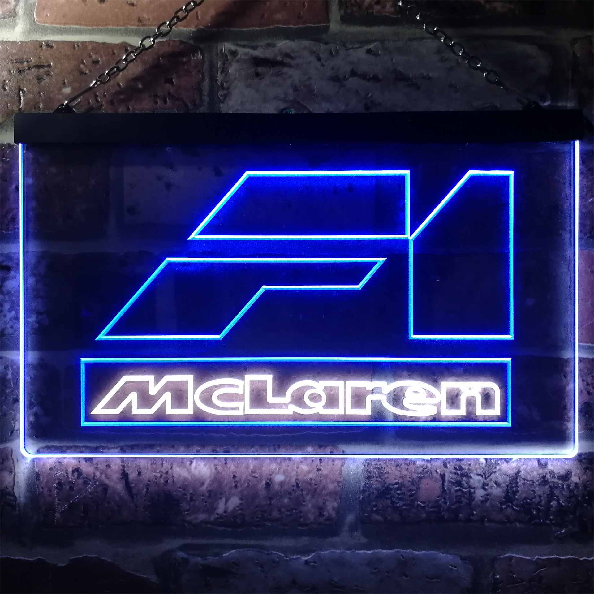 Mclaren F1 Car Dual Color LED Neon Sign ProLedSign