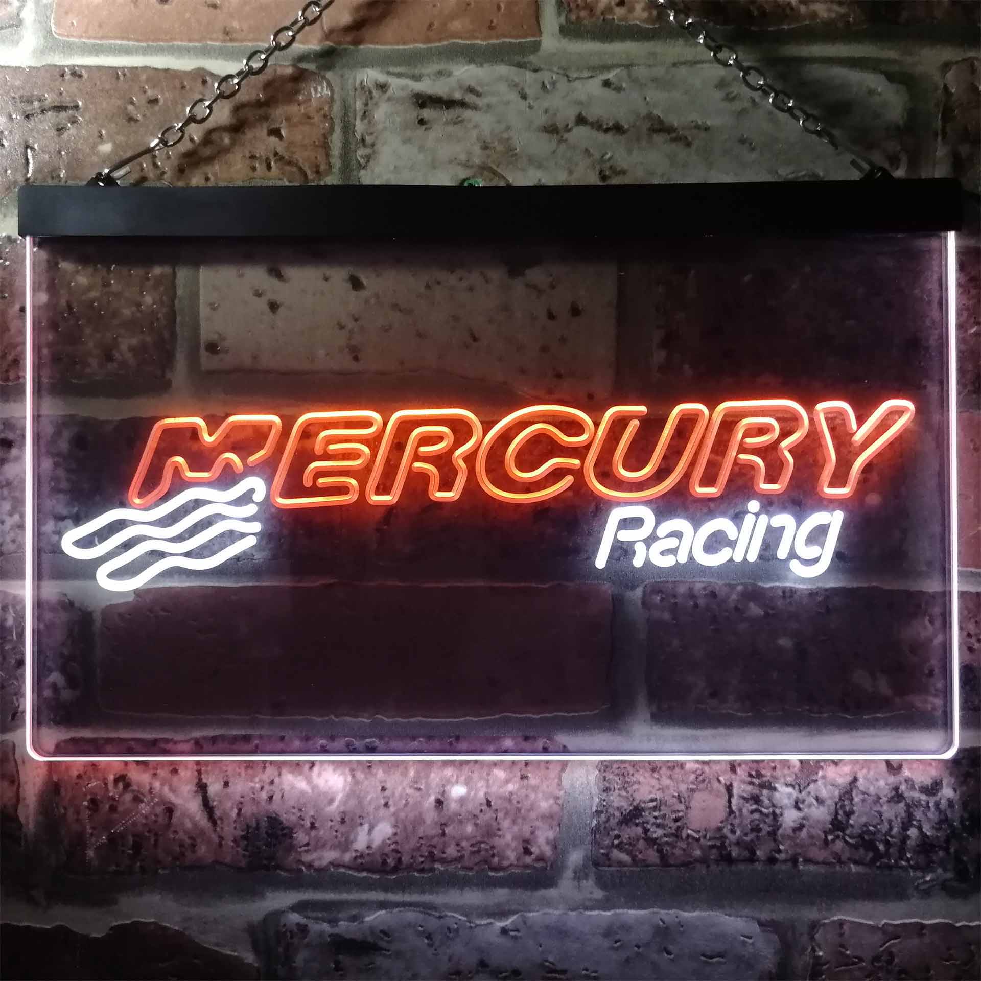 Mercury Racing Dual Color LED Neon Sign ProLedSign