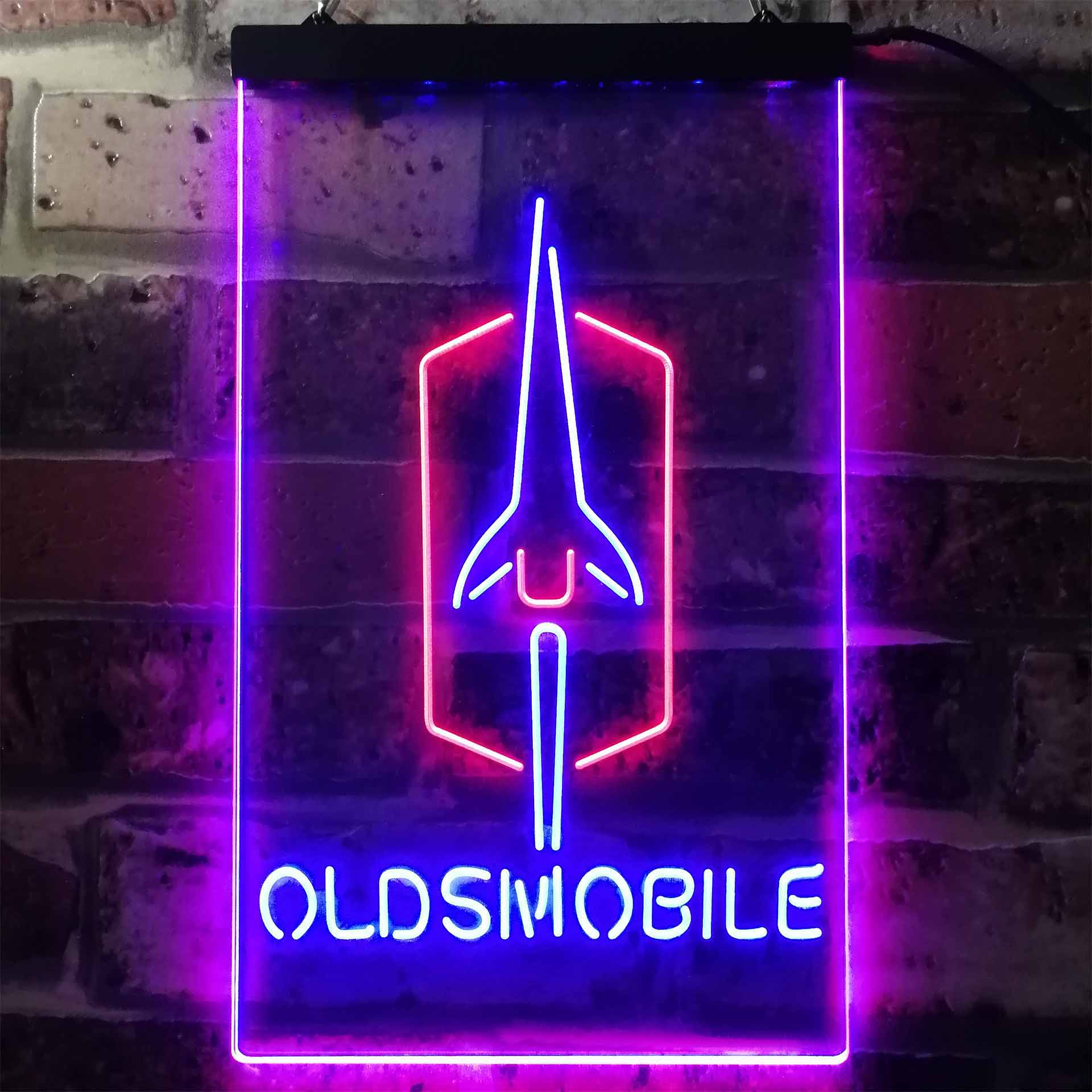 Oldsmobile Dual Color LED Neon Sign ProLedSign