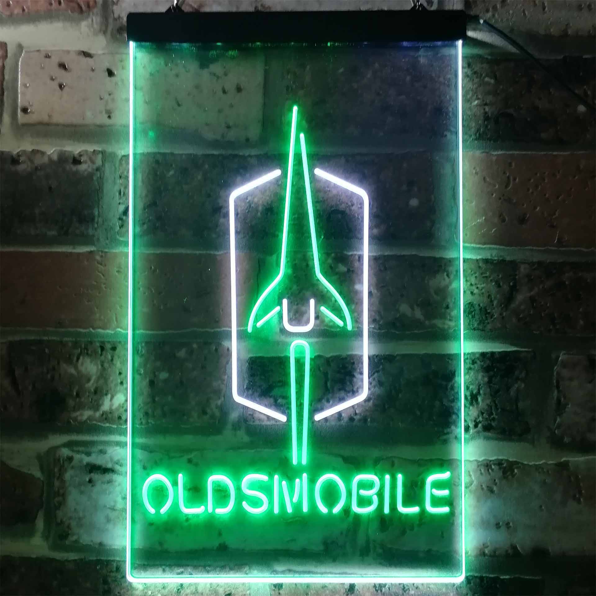 Oldsmobile Dual Color LED Neon Sign ProLedSign