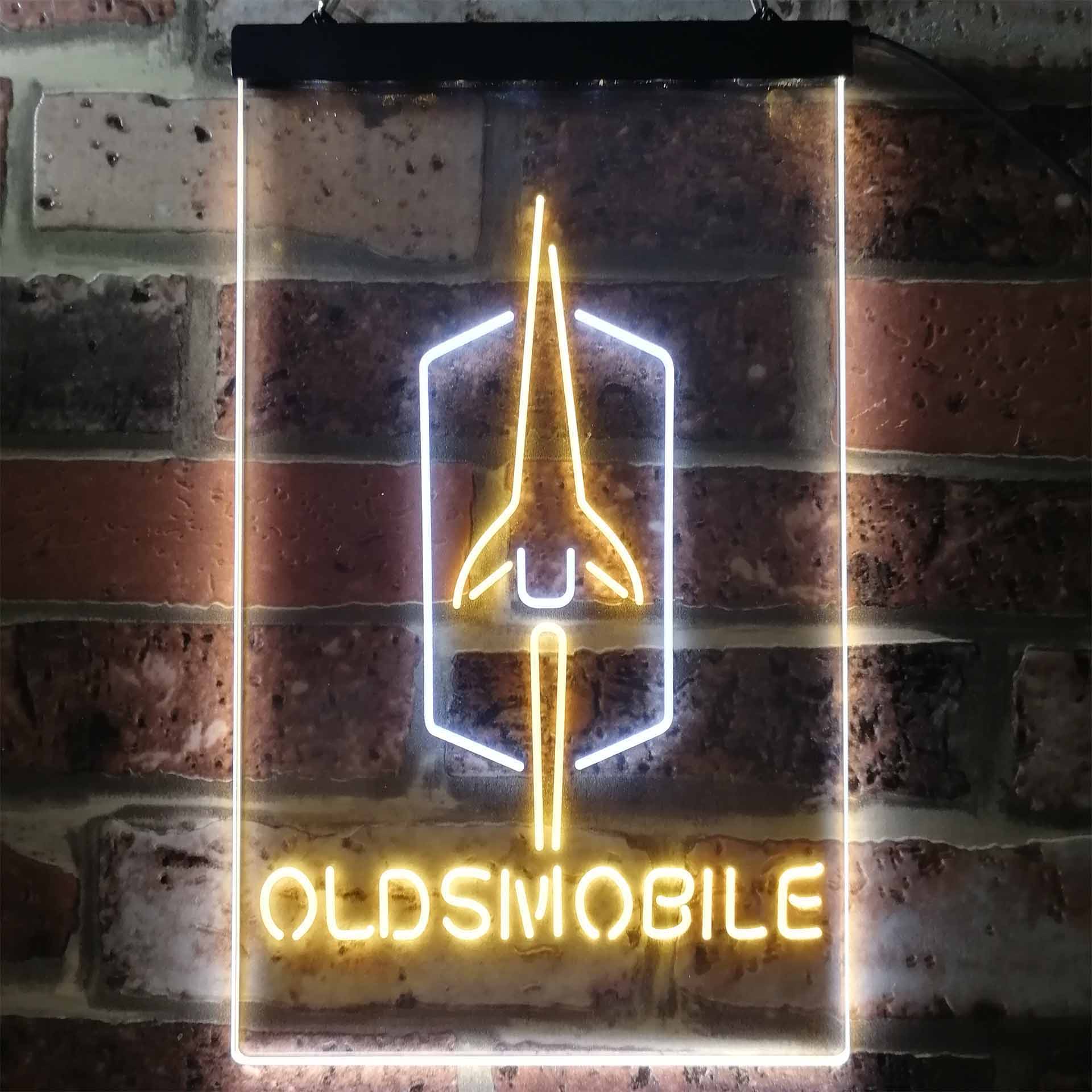 Oldsmobile Dual Color LED Neon Sign ProLedSign