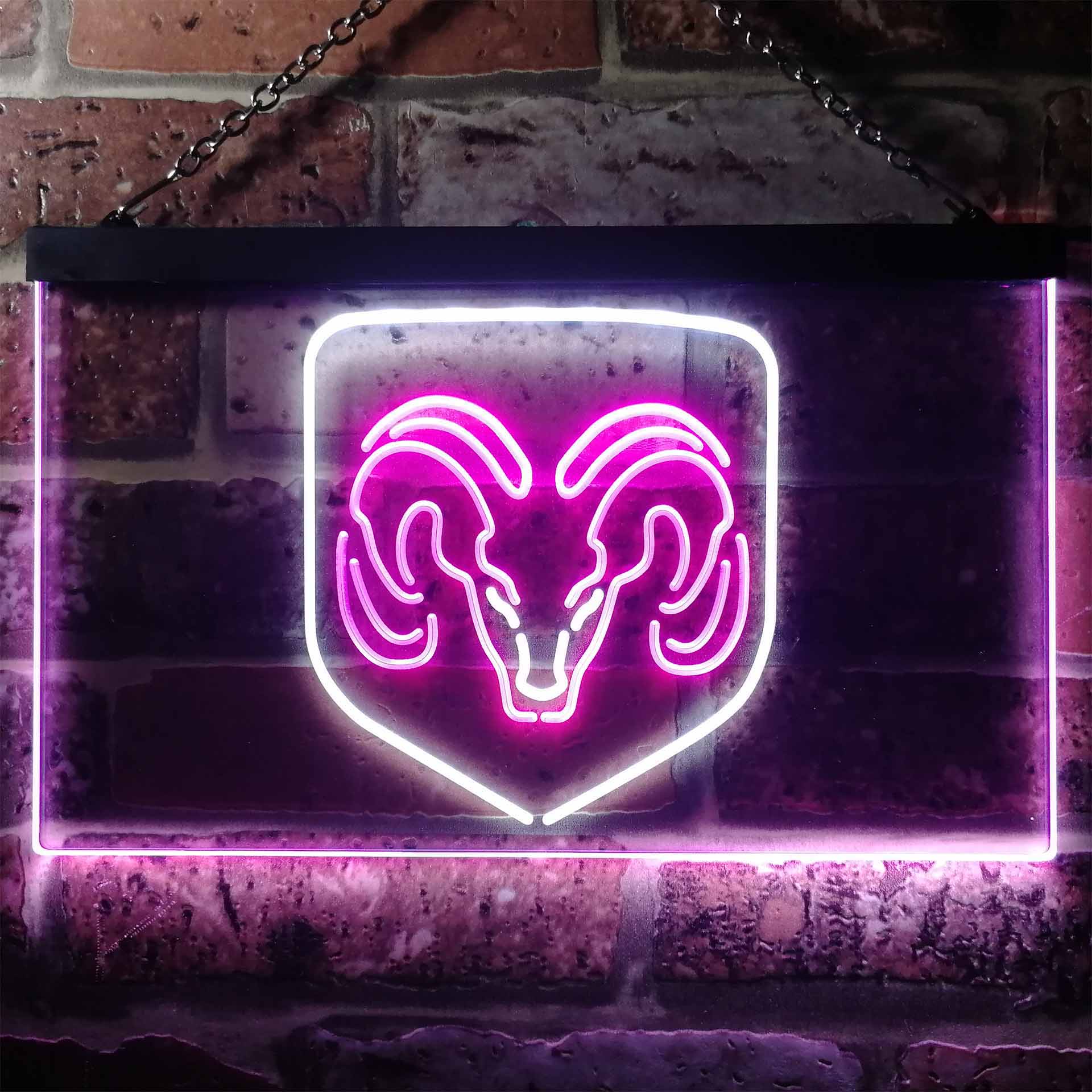 Dodge Ram LED Neon Sign -Holiday Gift, Garage Decor Gift