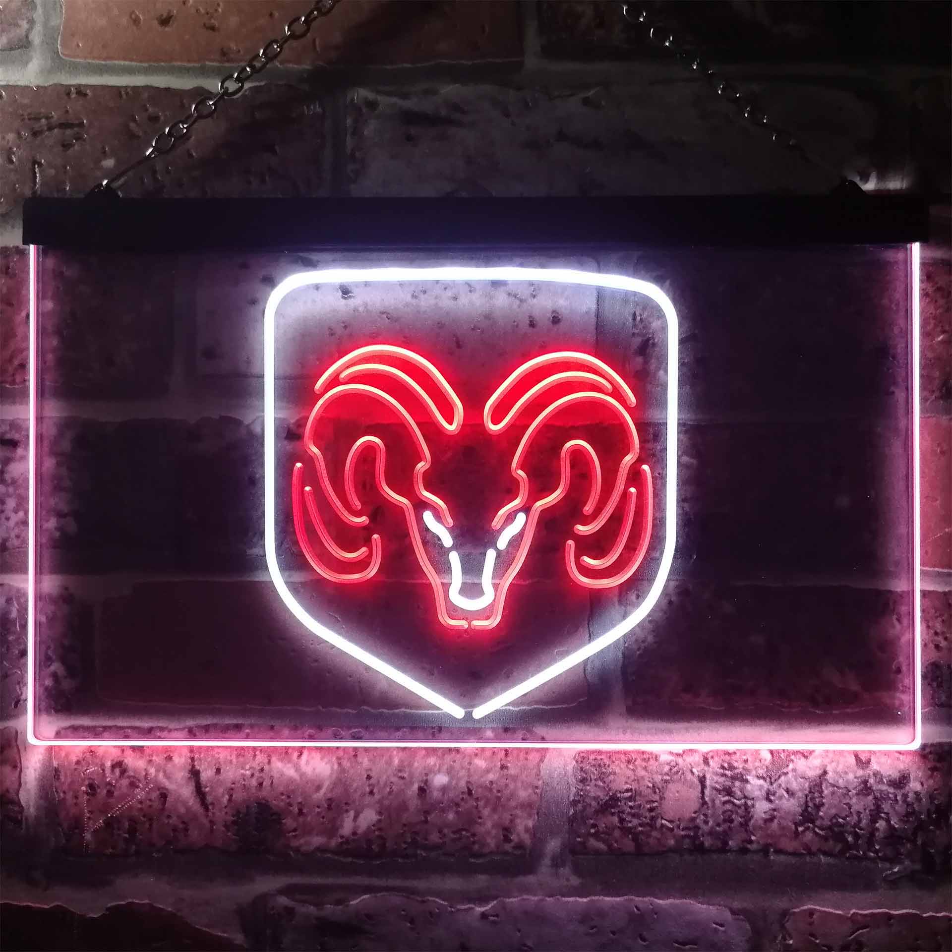 Dodge Ram LED Neon Sign -Holiday Gift, Garage Decor Gift