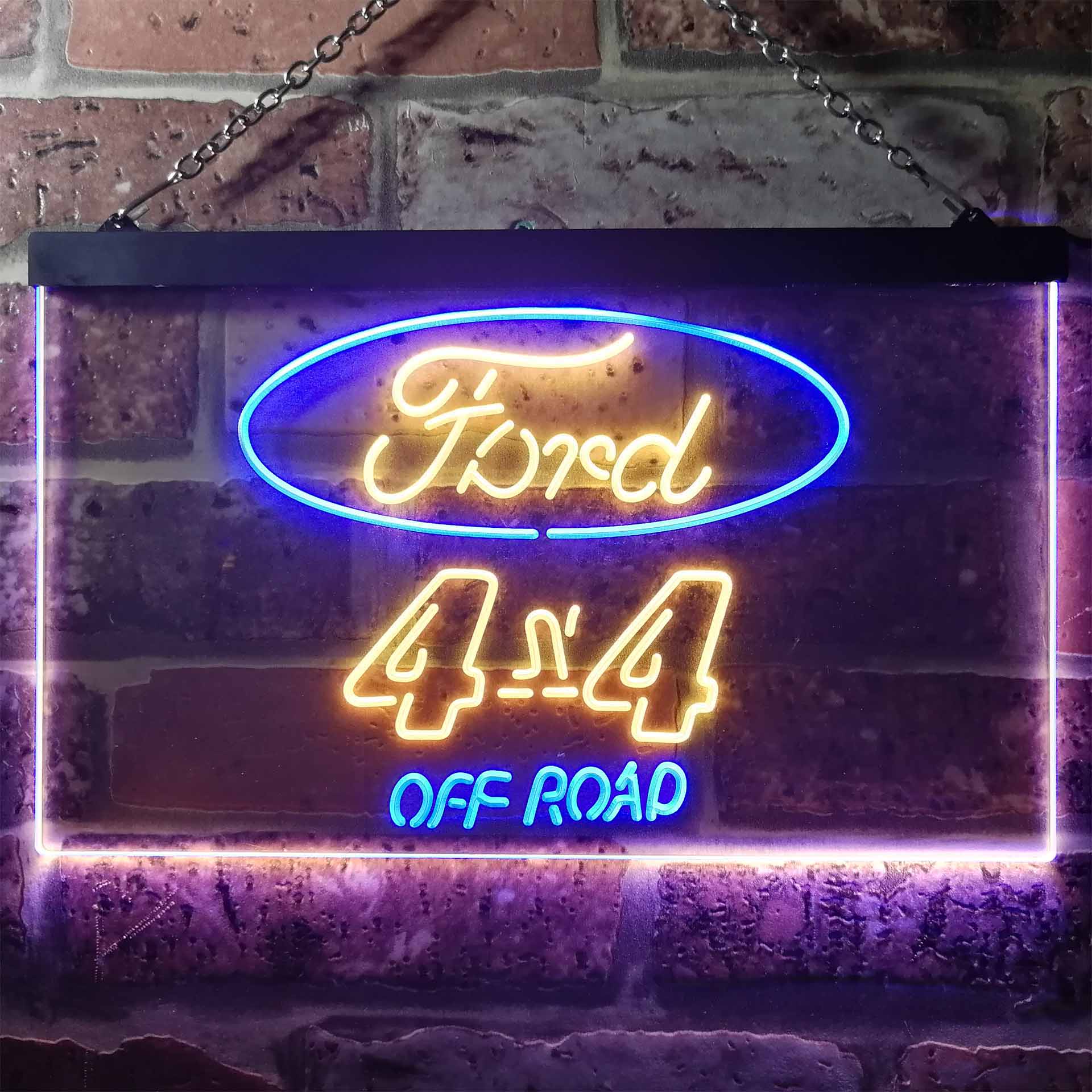 Ford 4x4 Off-road Jeep Neon-Like LED Sign