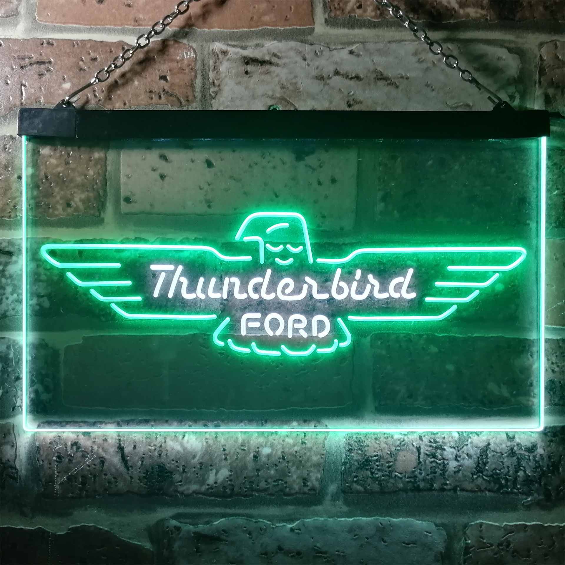 Ford Thunderbird Dual Color LED Neon Sign ProLedSign