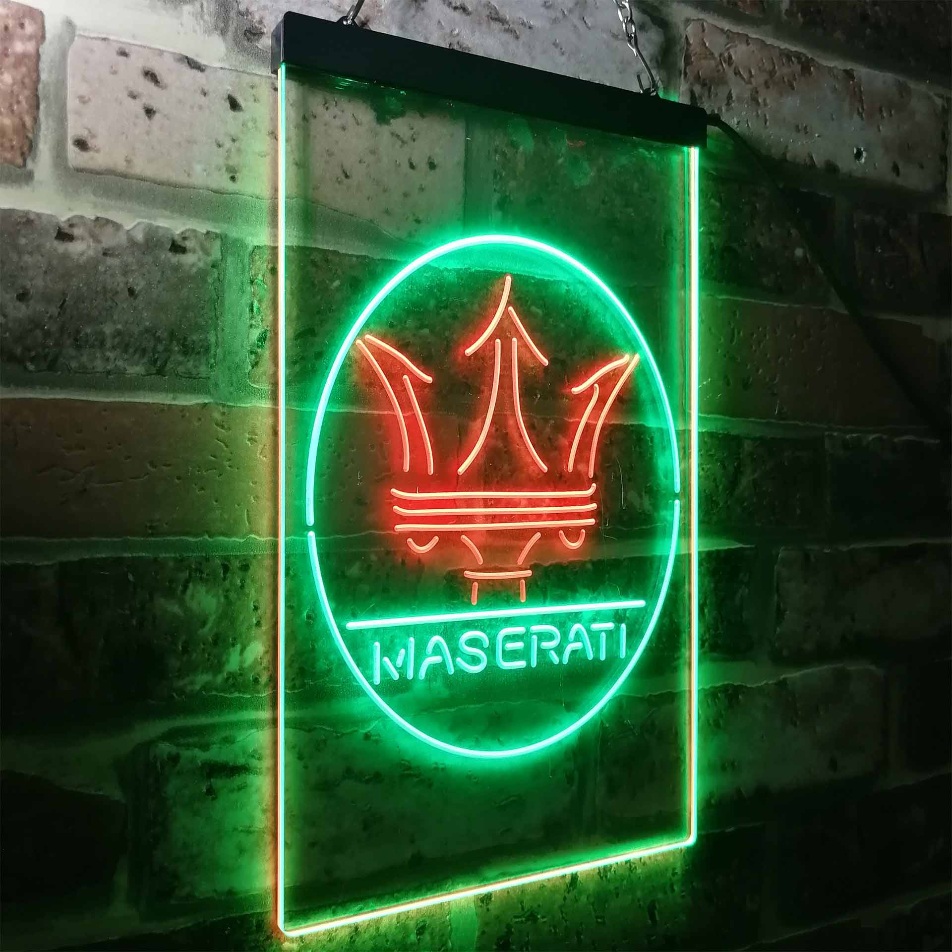 Maserati Garage Neon-Like LED Sign
