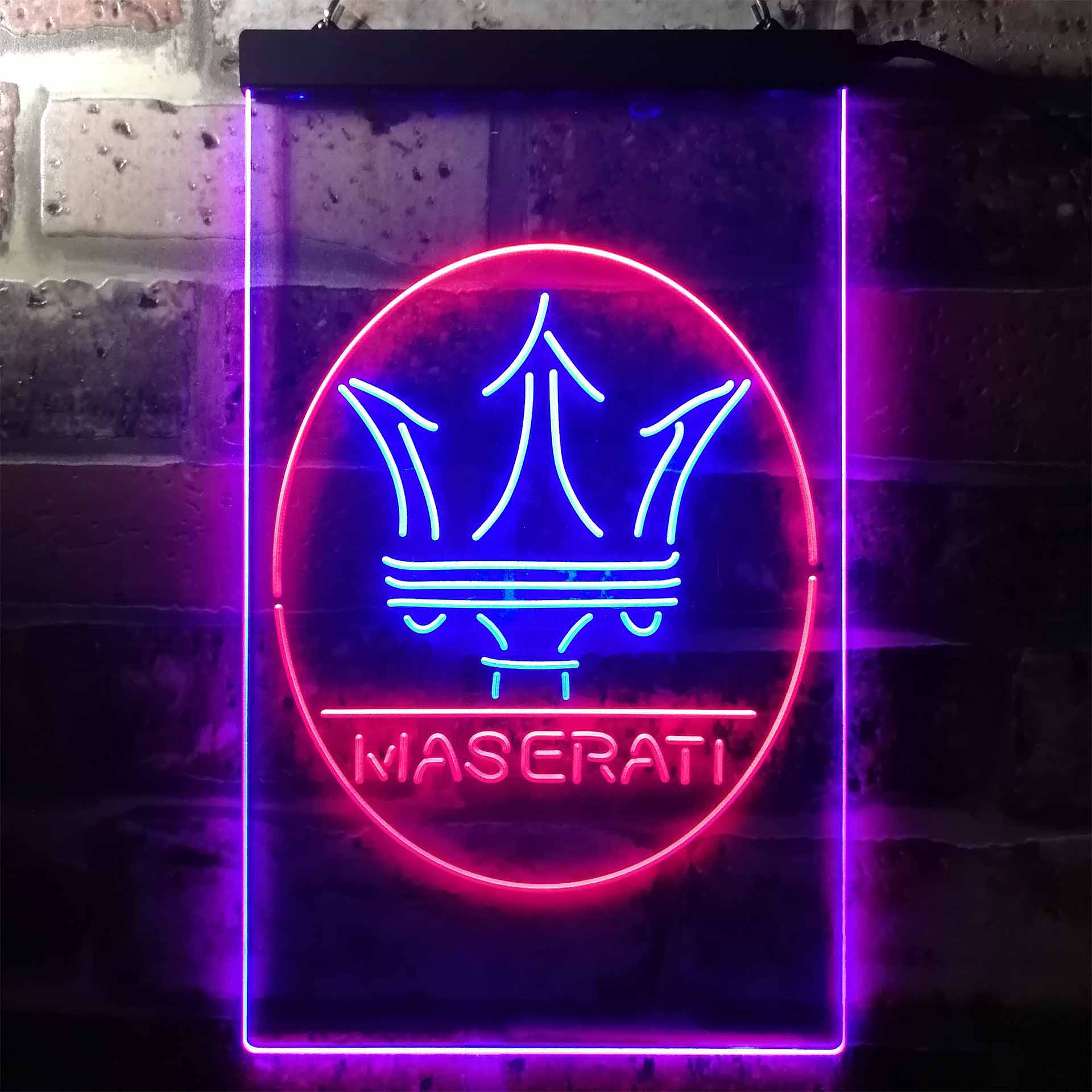 Maserati Garage Neon-Like LED Sign