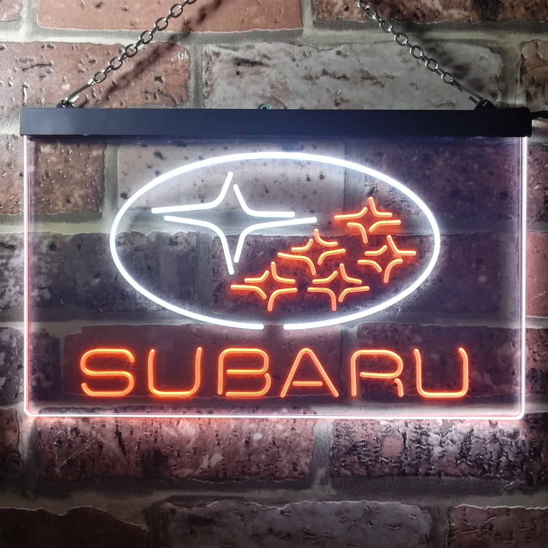 Subaru Car Dual Color LED Neon Sign ProLedSign