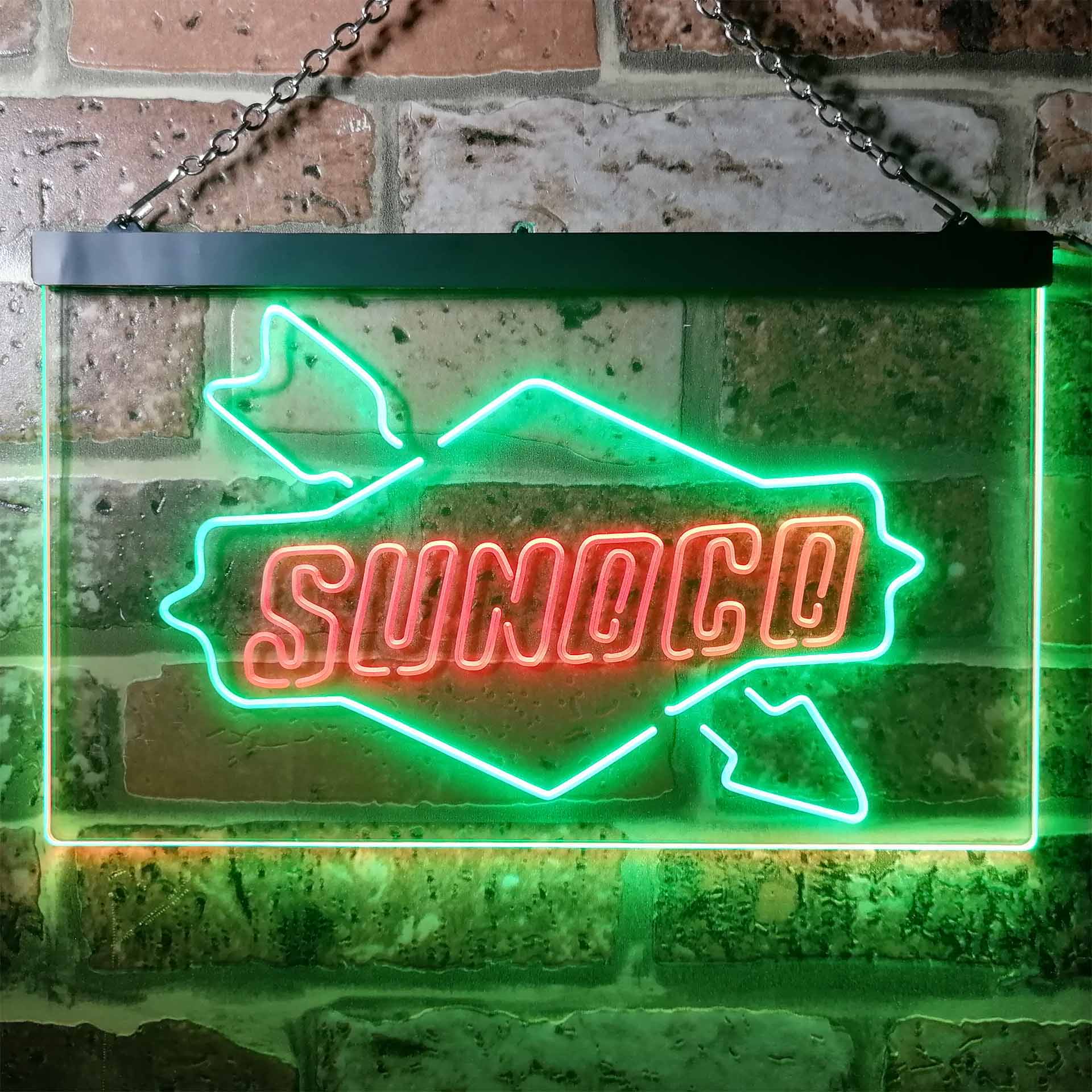 Sunoco Motor Dual Color LED Neon Sign ProLedSign