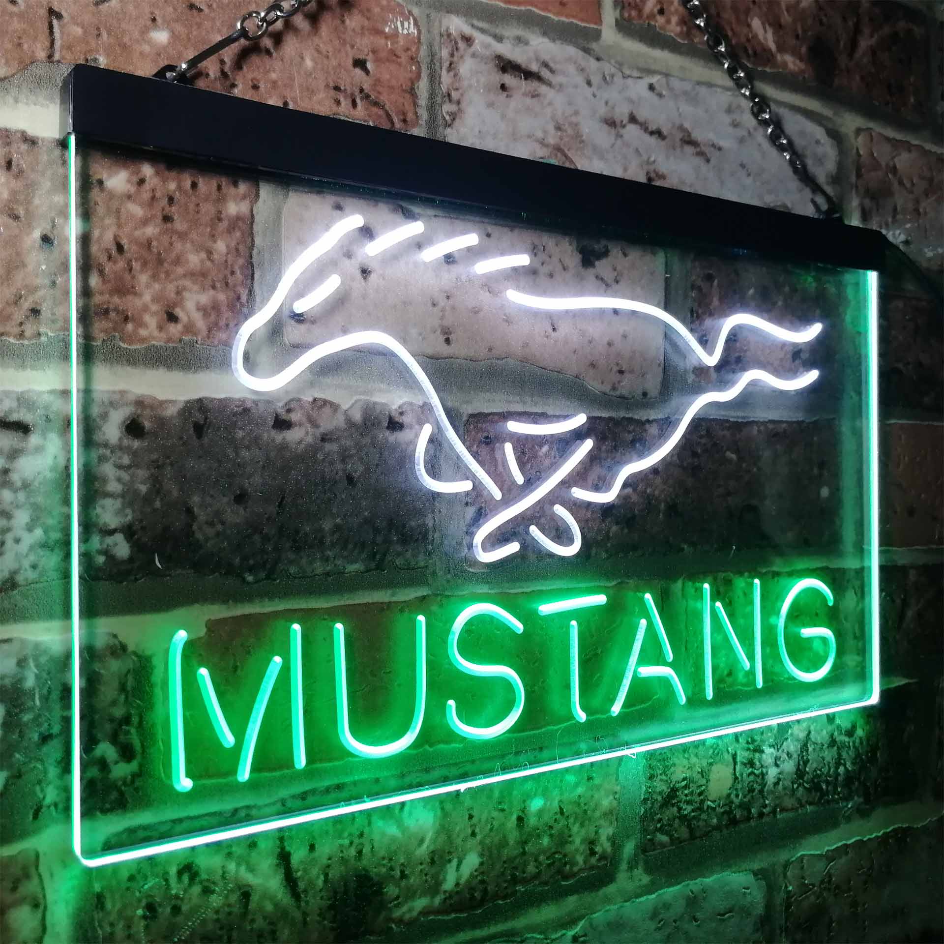 Ford Mustang Car Neon-Like LED Sign