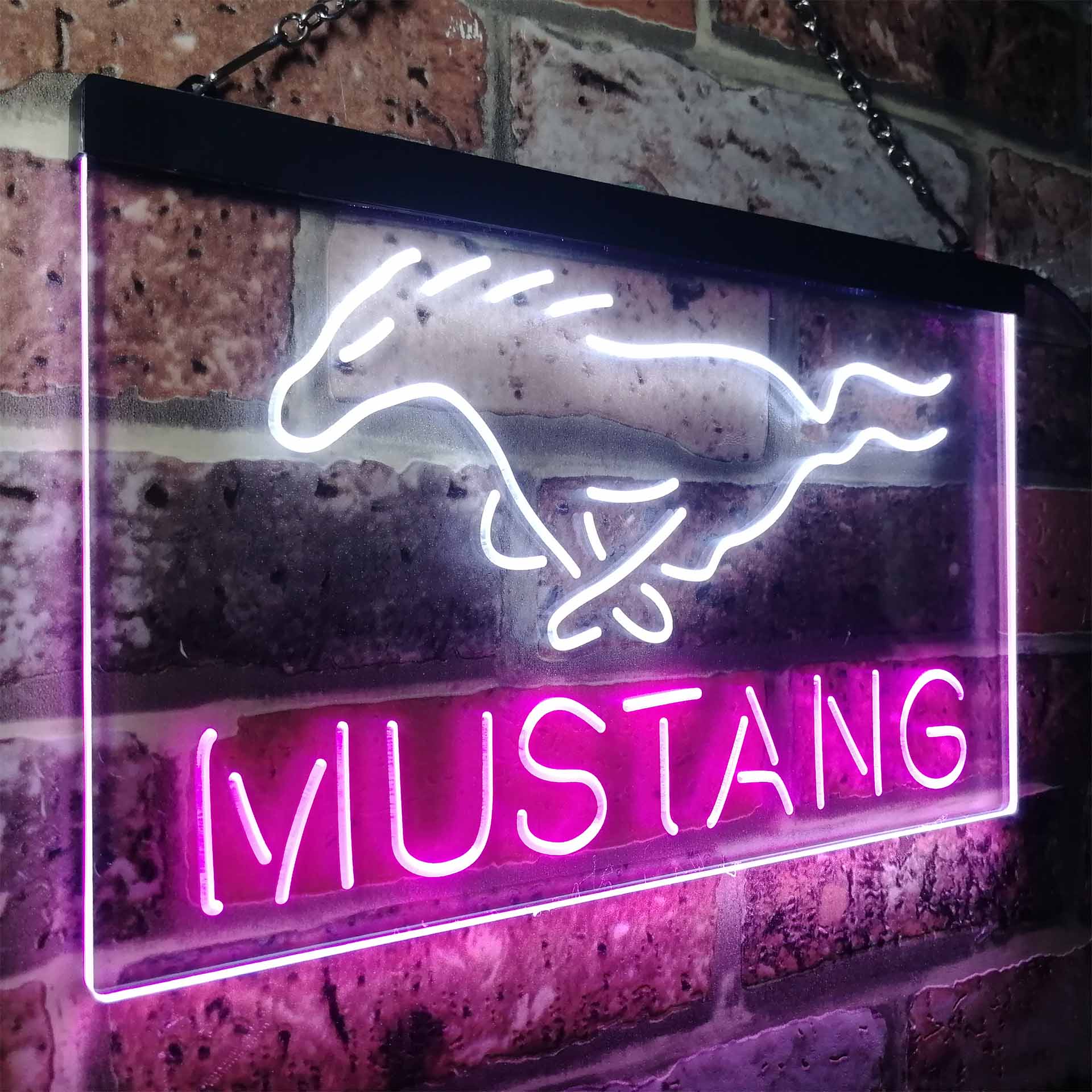 Ford Mustang Car Neon-Like LED Sign