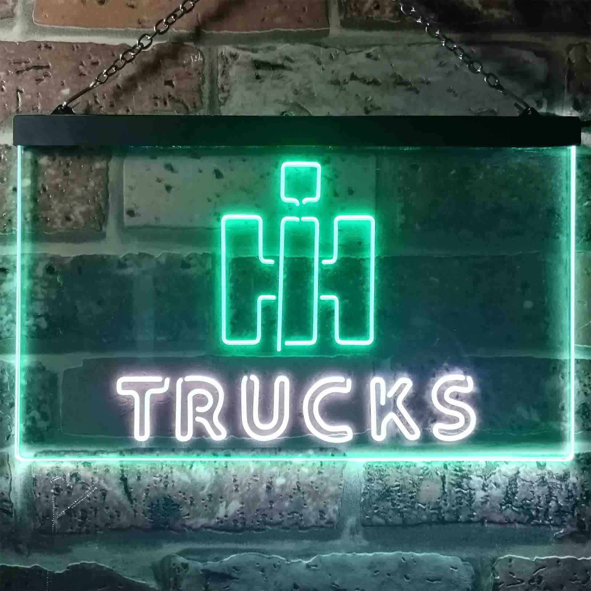 International Harvester Trucks Dual Color LED Neon Sign ProLedSign