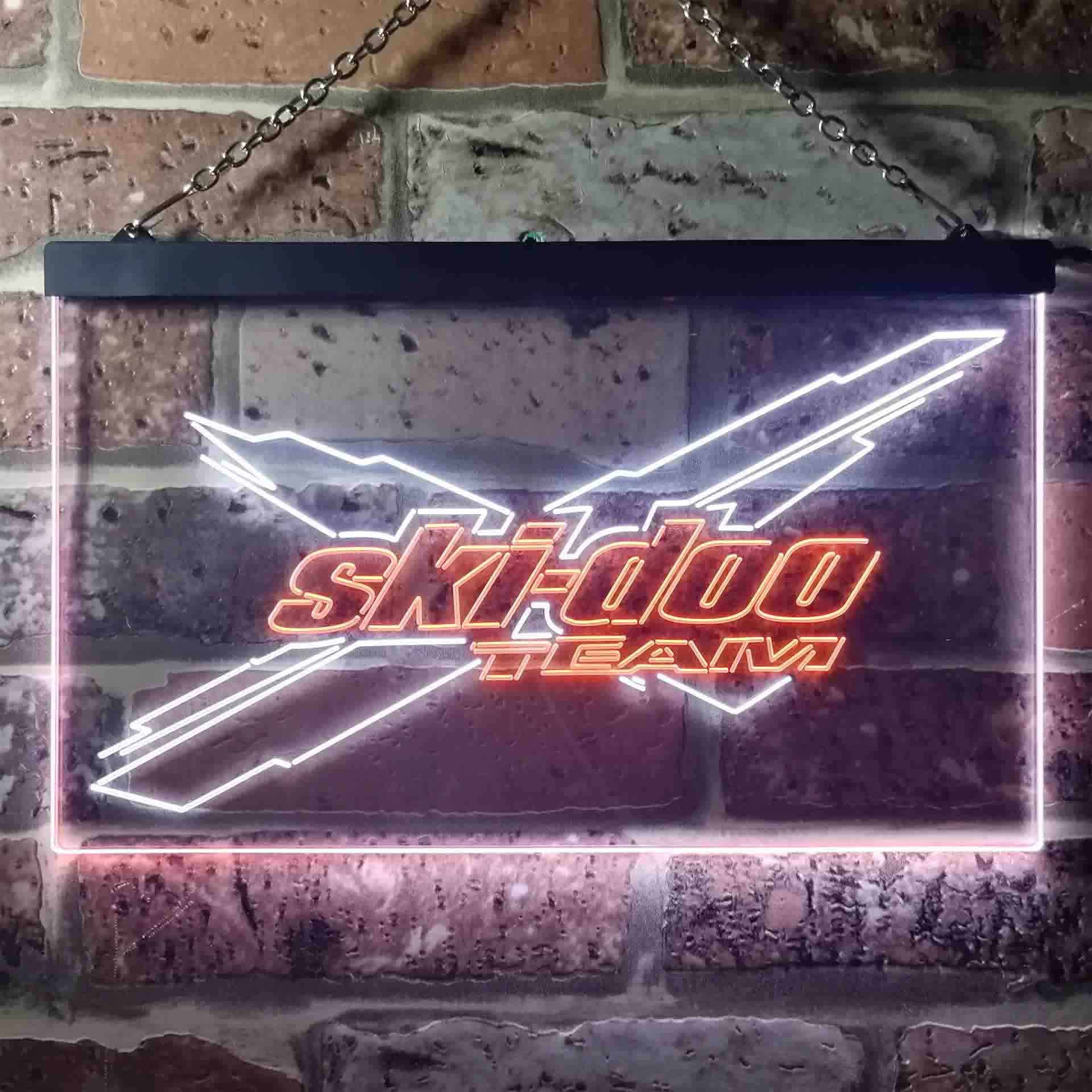 Ski-doo Dual Color LED Neon Sign ProLedSign