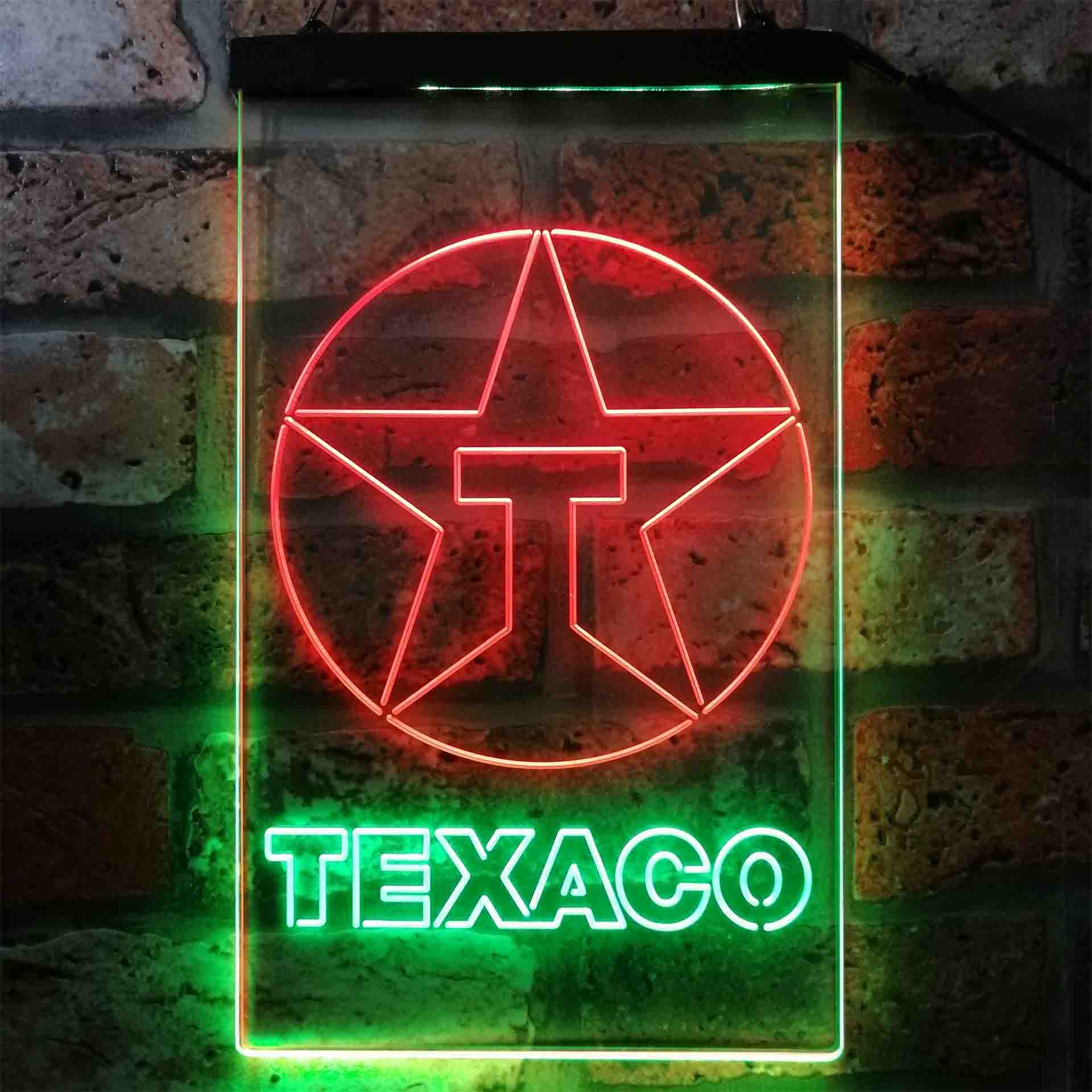 Texaco Oil Station Neon-Like LED Sign