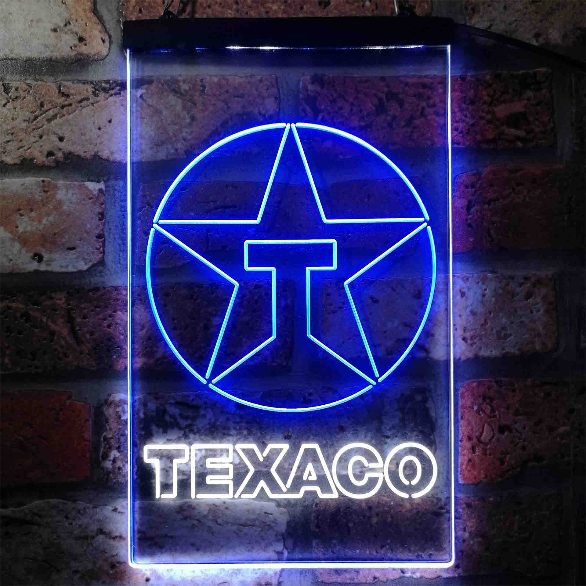 Texaco Oil Station Neon-Like LED Sign
