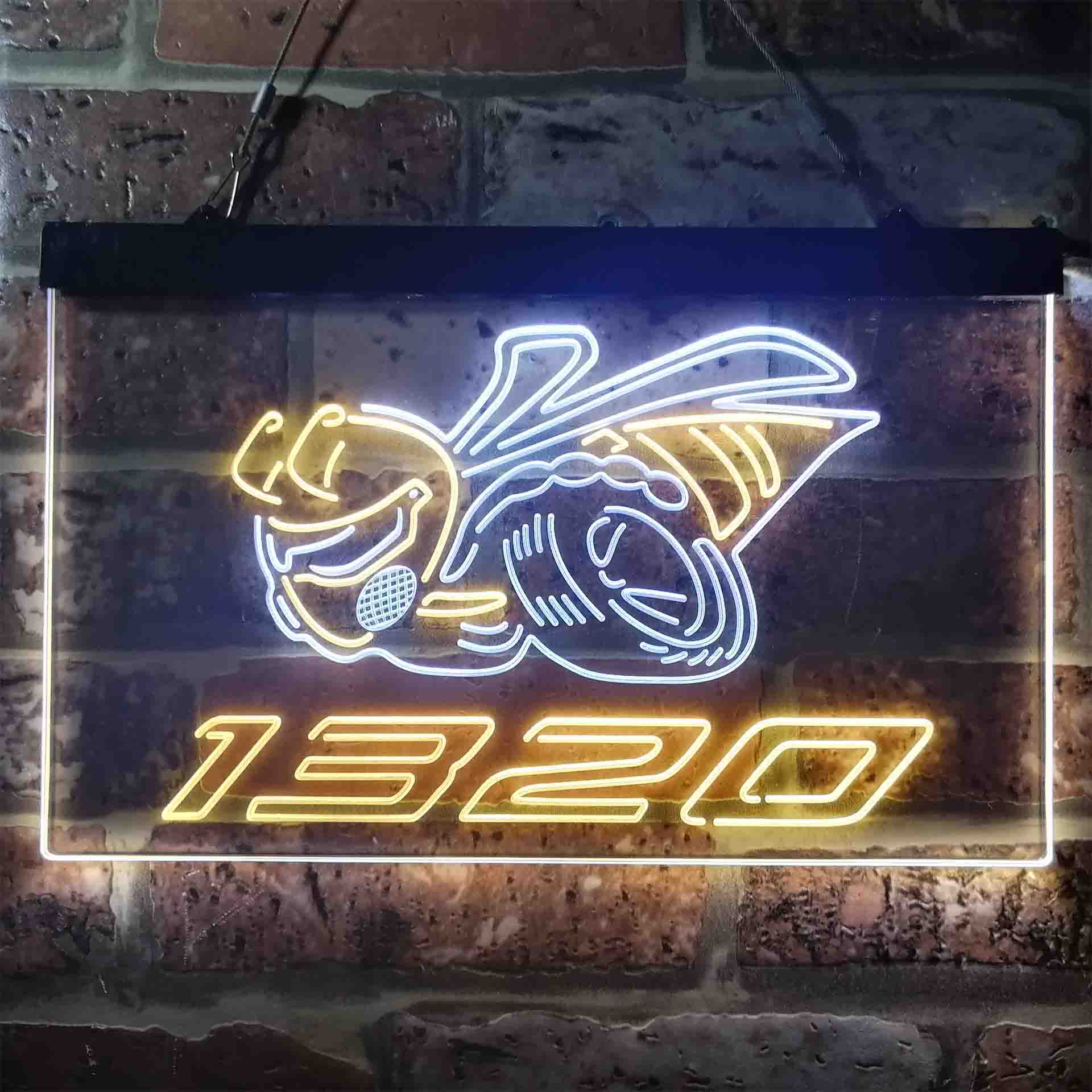 Dodge Challenger Angry Bee 1320 Neon LED Sign