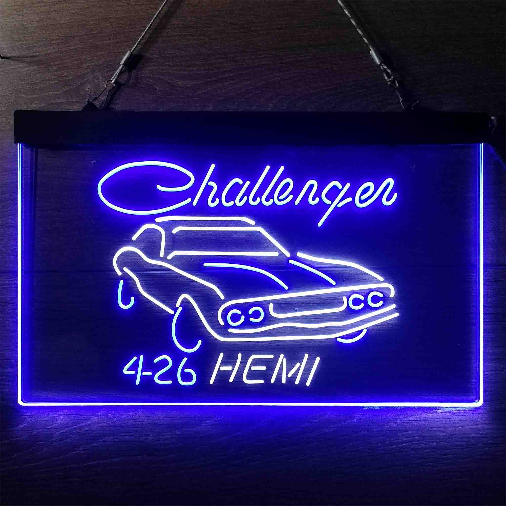 Challenger Dodge 426 Hemi Neon-Like LED Sign