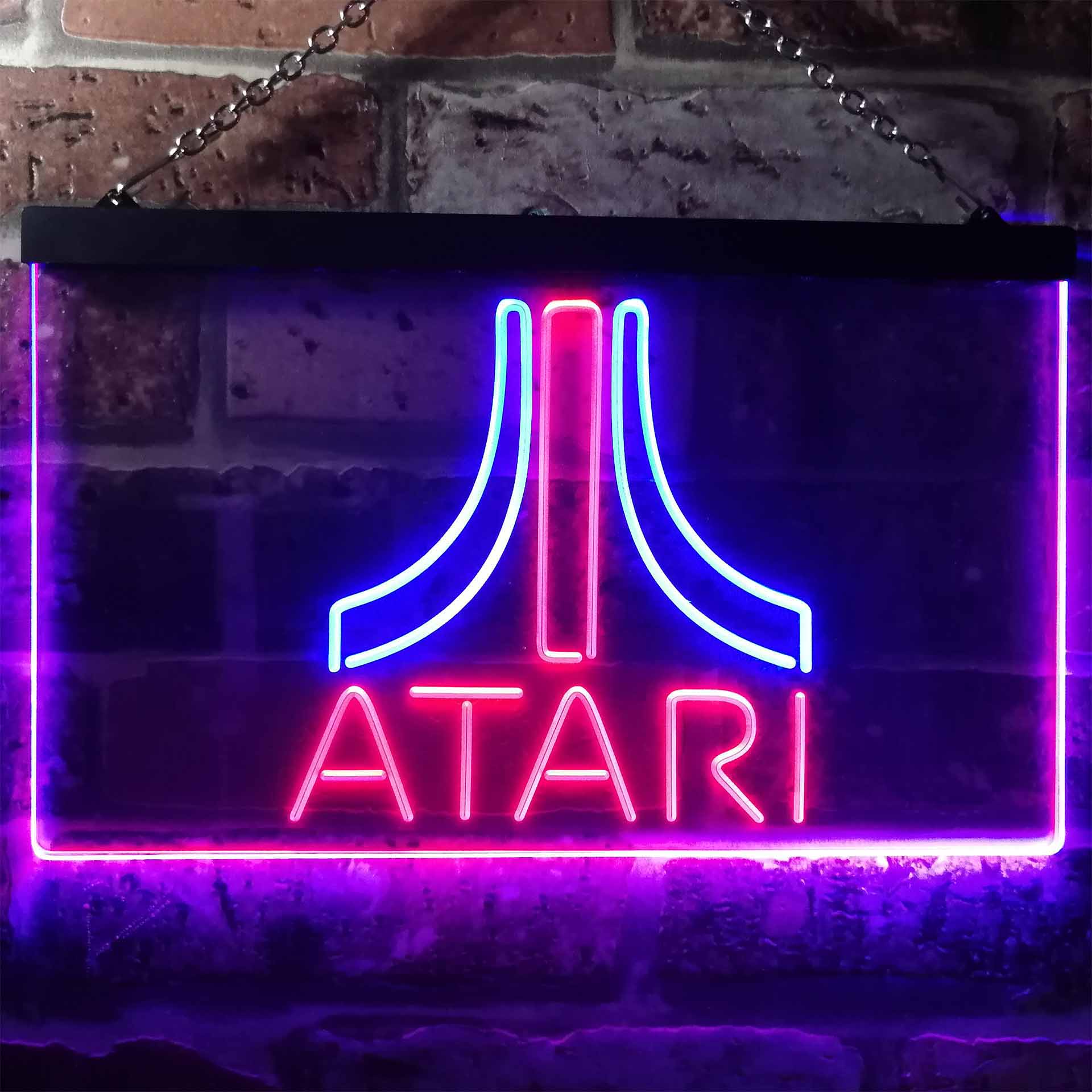 Atari Game Room Garage Neon-Like LED Sign