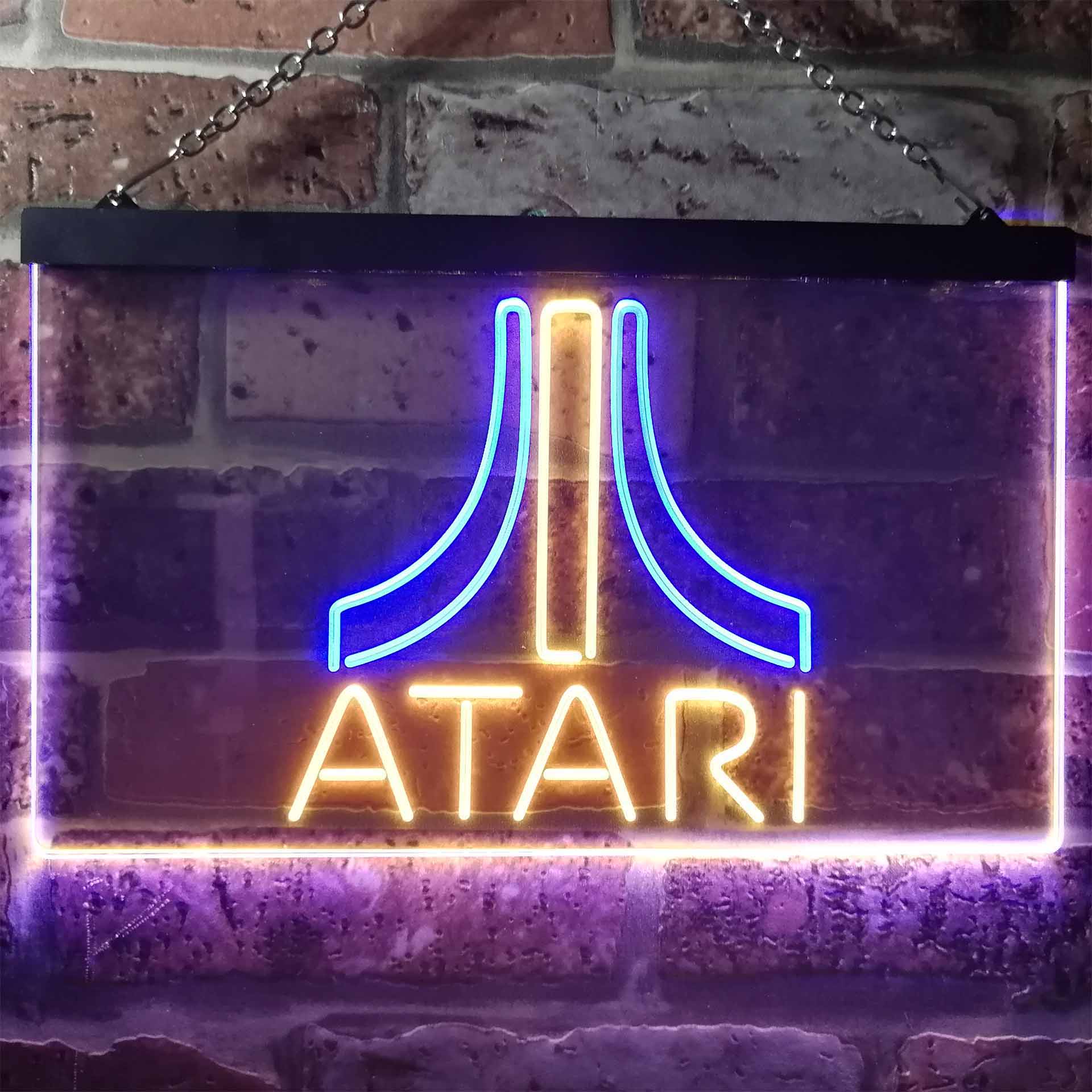 Atari Game Room Garage Neon-Like LED Sign