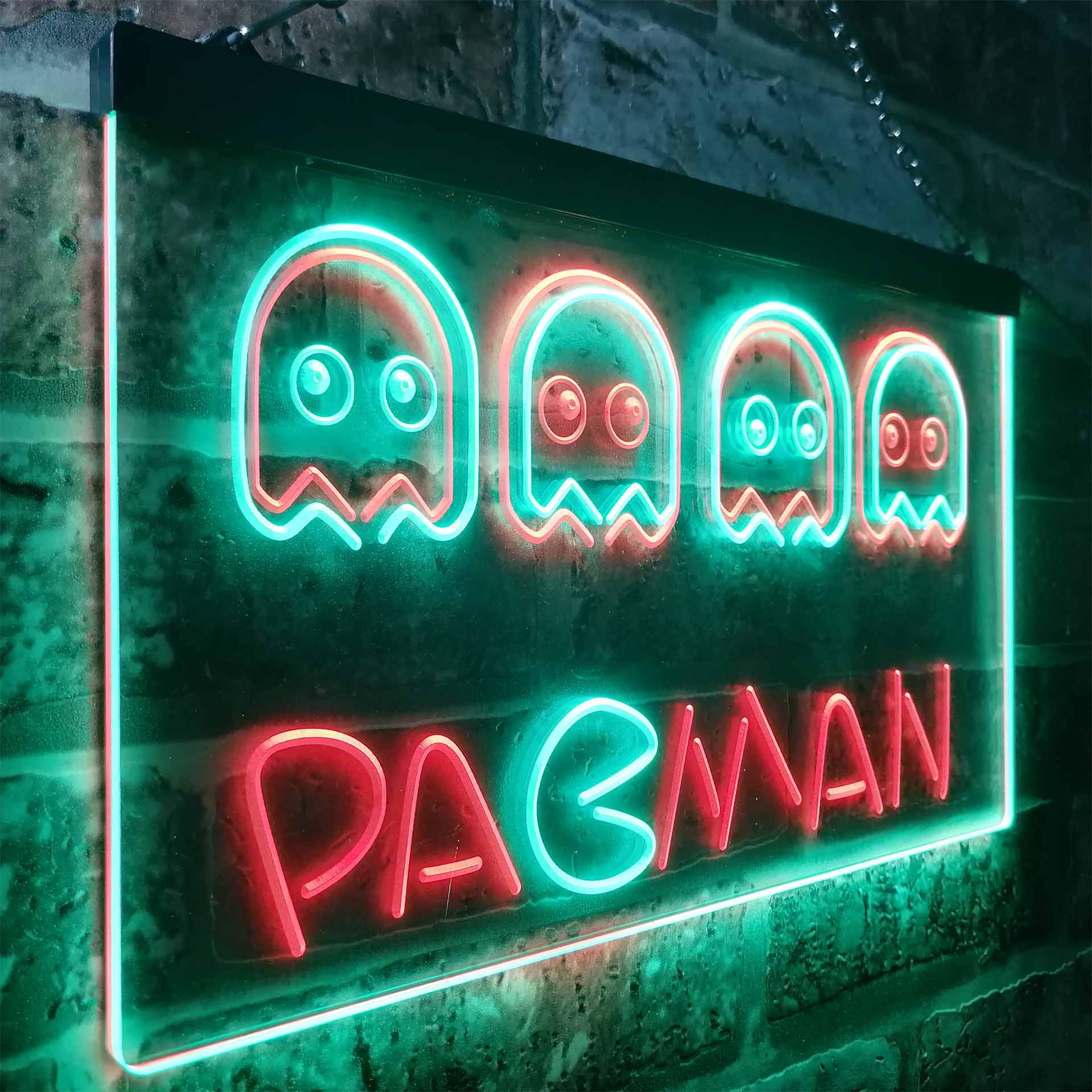 Pacman Game Room Neon-Like LED Sign | Birthday Gamer Gift For Him