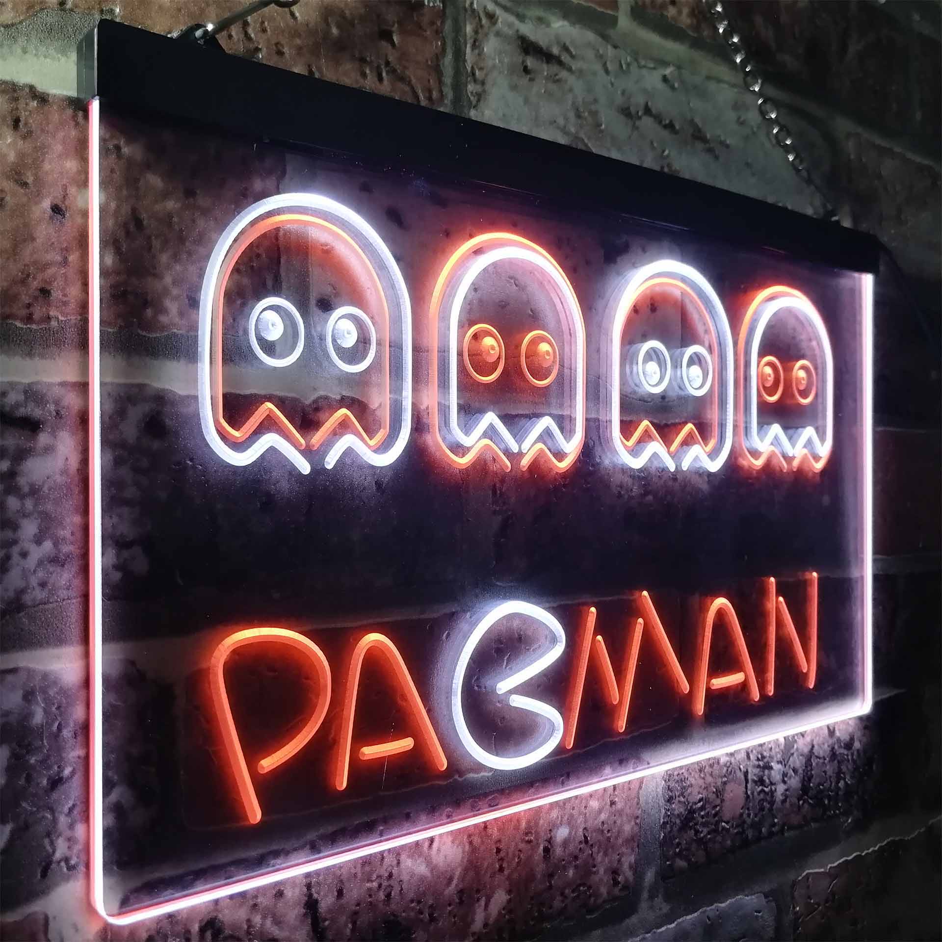 Pacman Game Room Neon-Like LED Sign