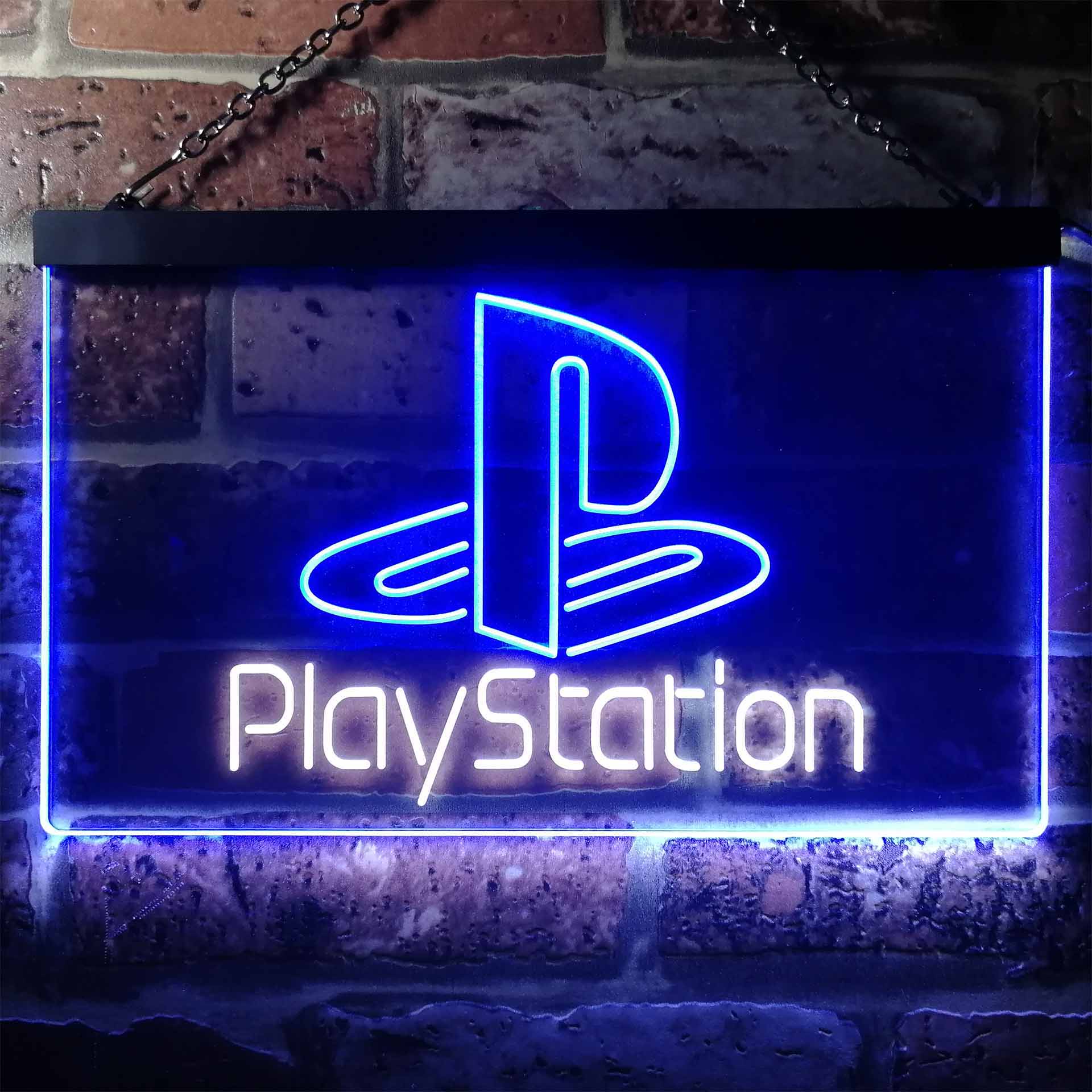 Playstation Game Room Neon LED Sign, Gift For Gamers