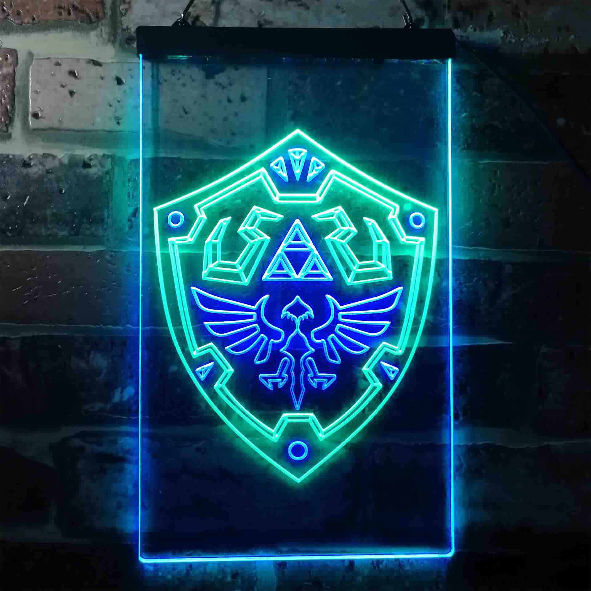 Legend Of Zelda Link Shield Game Room Neon Light LED Sign