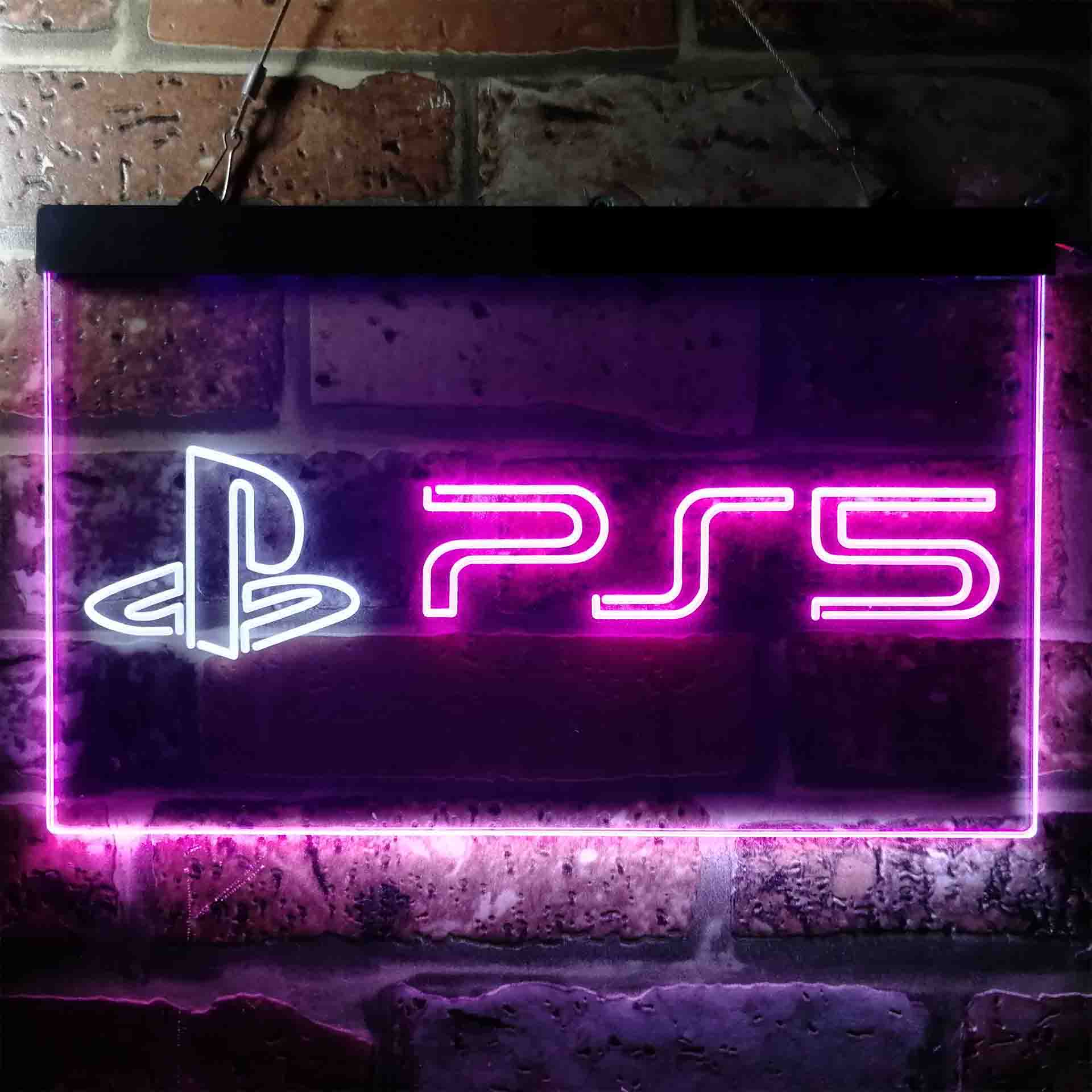 Custom Playstation 5 Wall Decor, Ps5 Wall Art, Ps5 Neon Led Light