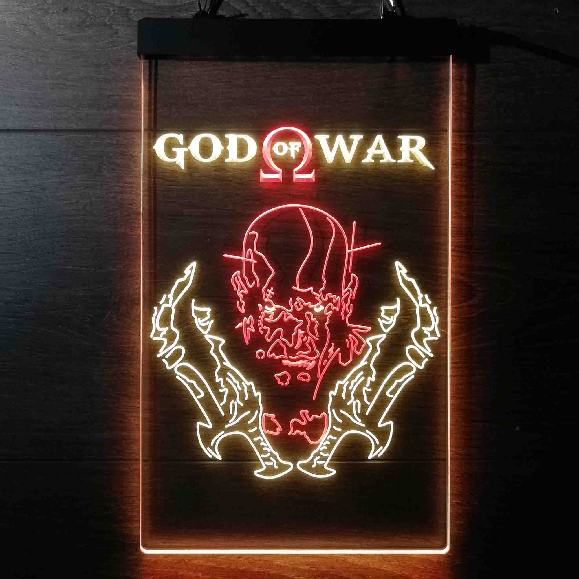 God of War Krato Game Room Neon Light LED Sign