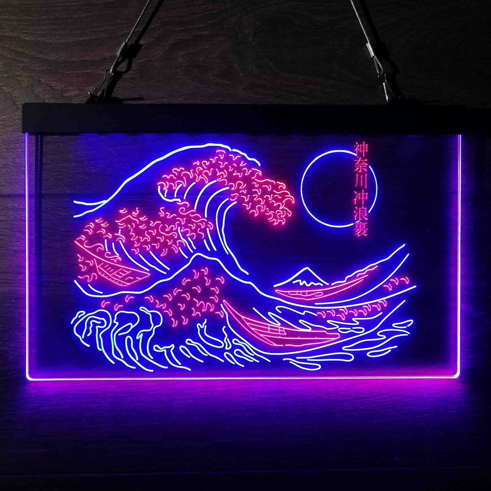 The Great Wave Off Kanagawa Japan Neon LED Sign