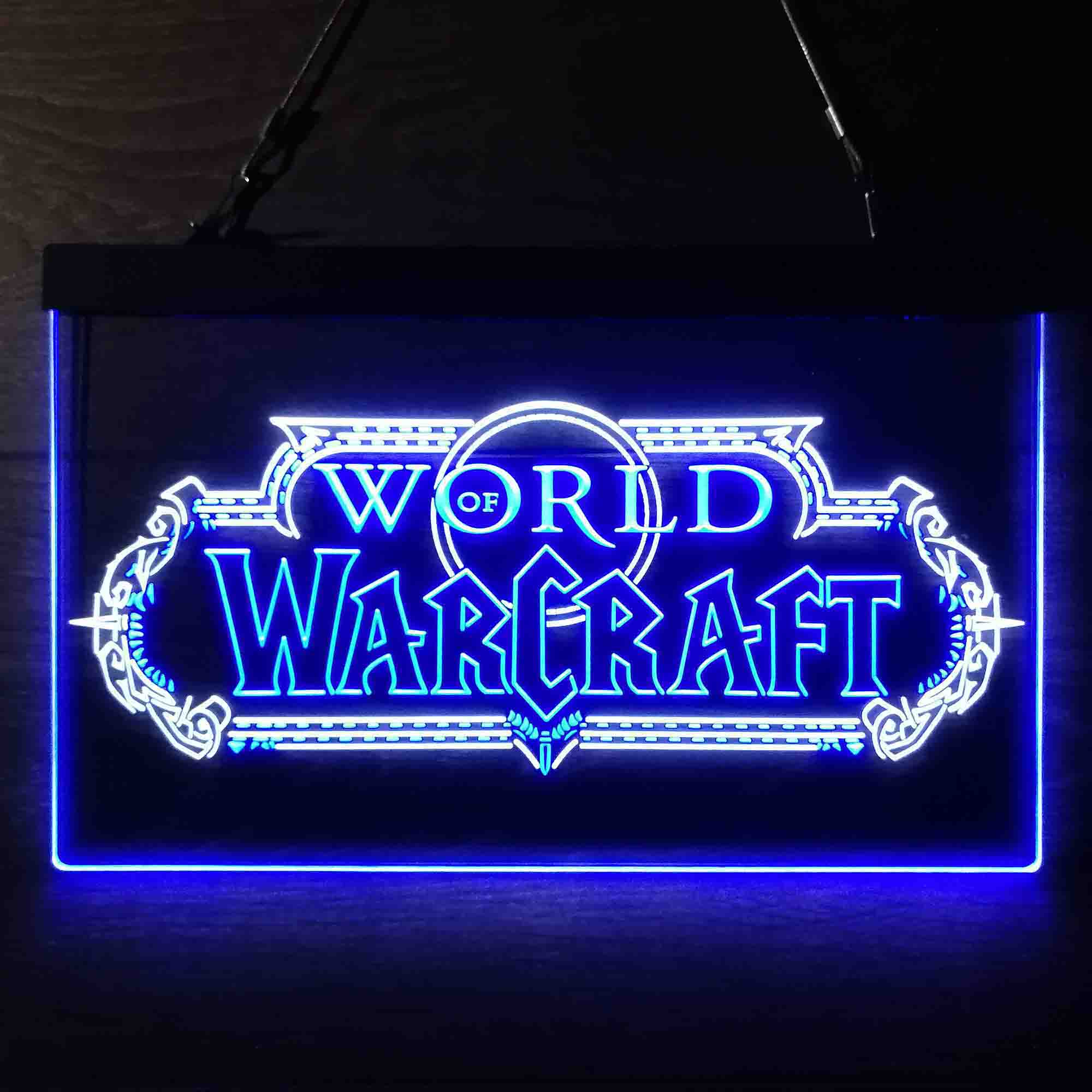 World of Warcraft Game Room Neon Light LED Sign, Gamer Gift Wall Art