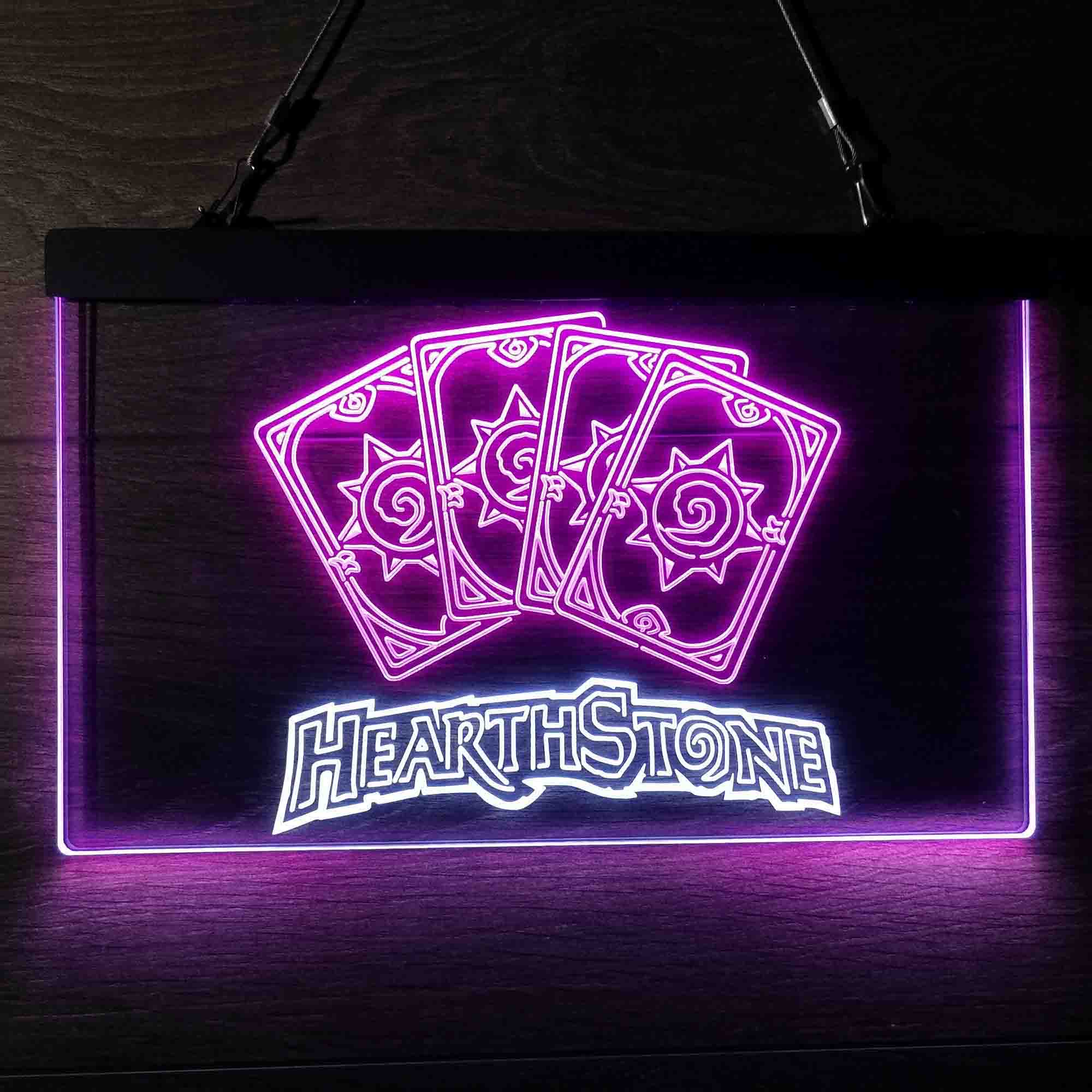 Hearthstone Card Backs Game Room Neon Light LED Sign