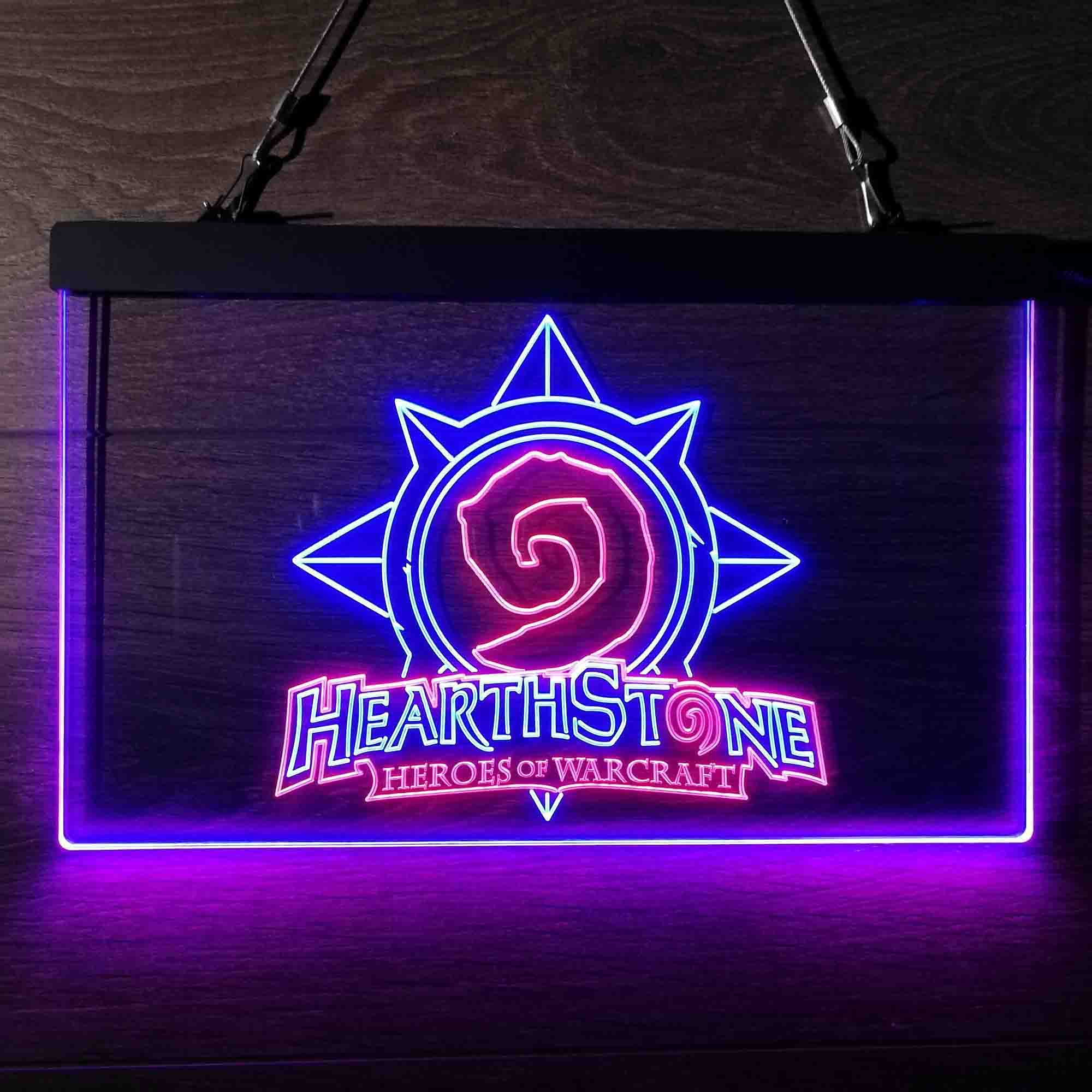 Hearthstone Heroes of Warcraft Game Room Neon Light LED Sign