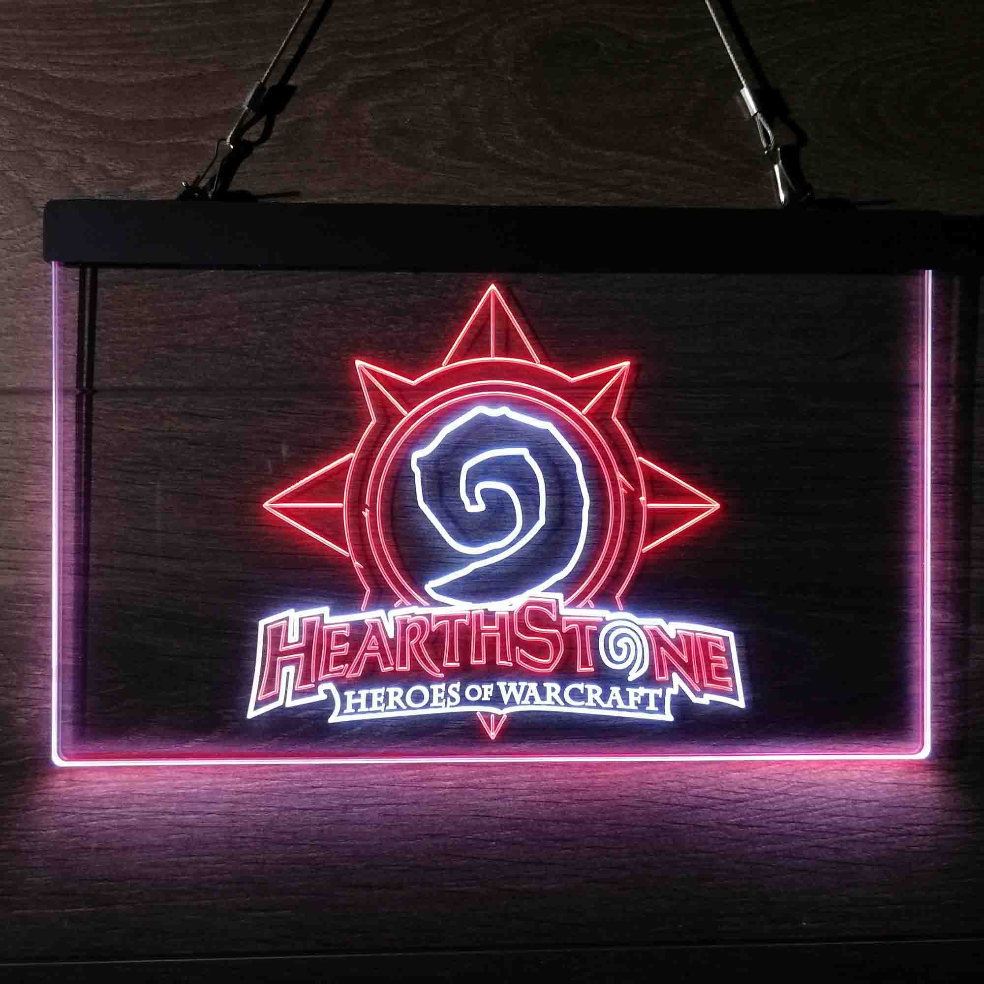 Hearthstone Heroes of Warcraft Game Room Neon Light LED Sign