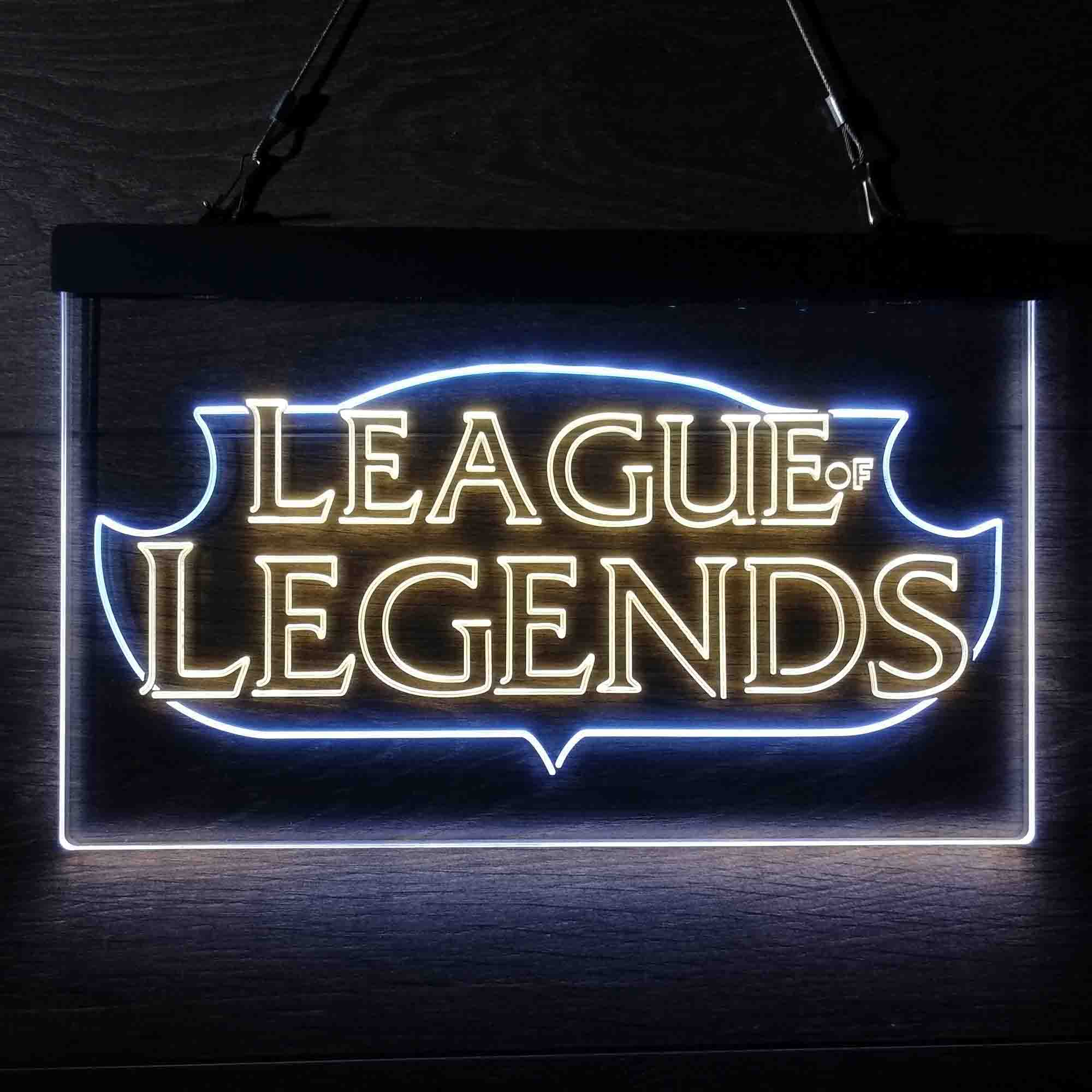 Ledig leje 鍔 League Of Legends Game Room Neon Light LED Sign | Birthday Gamer Gift