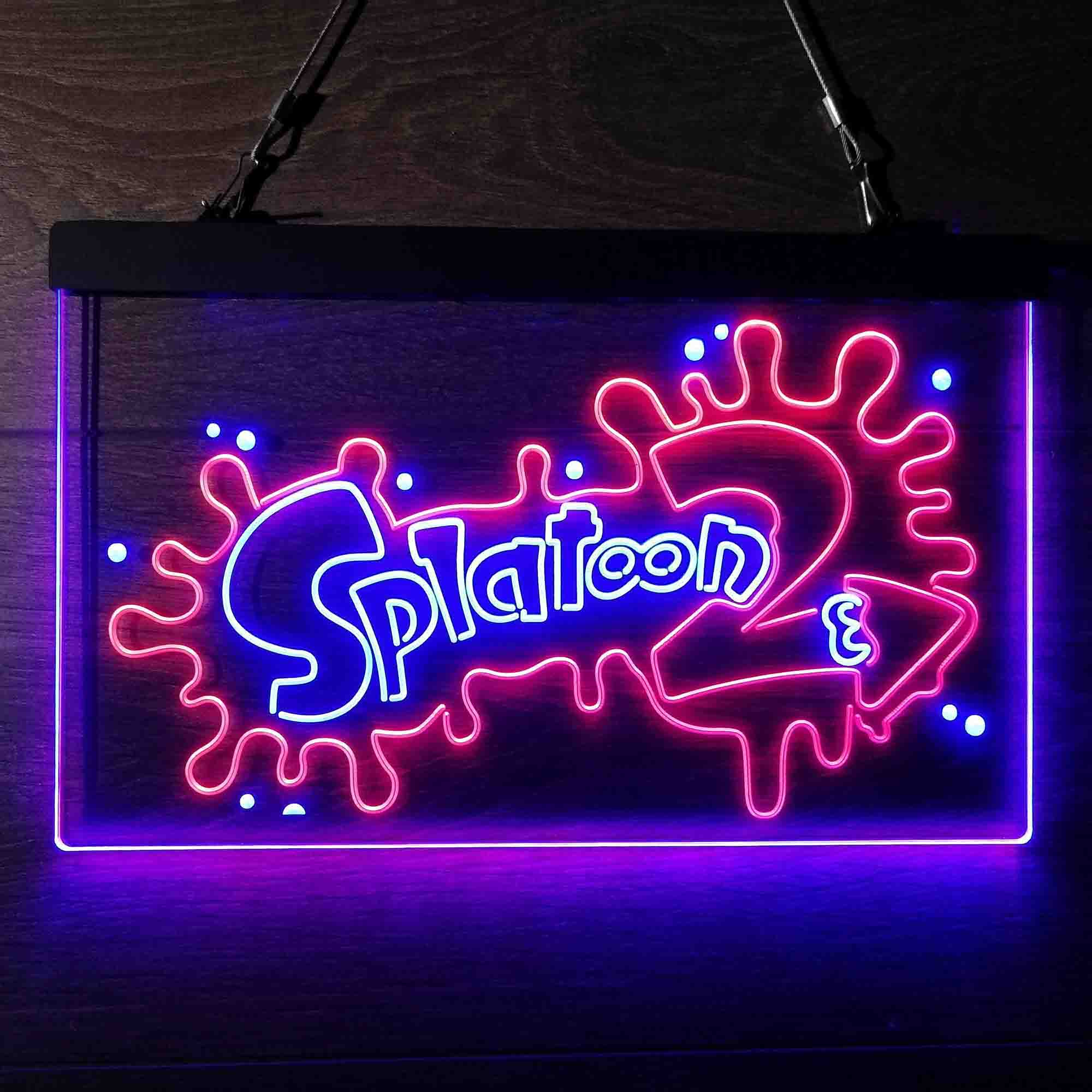 Splatoon 2 Game Room Neon Light LED Sign
