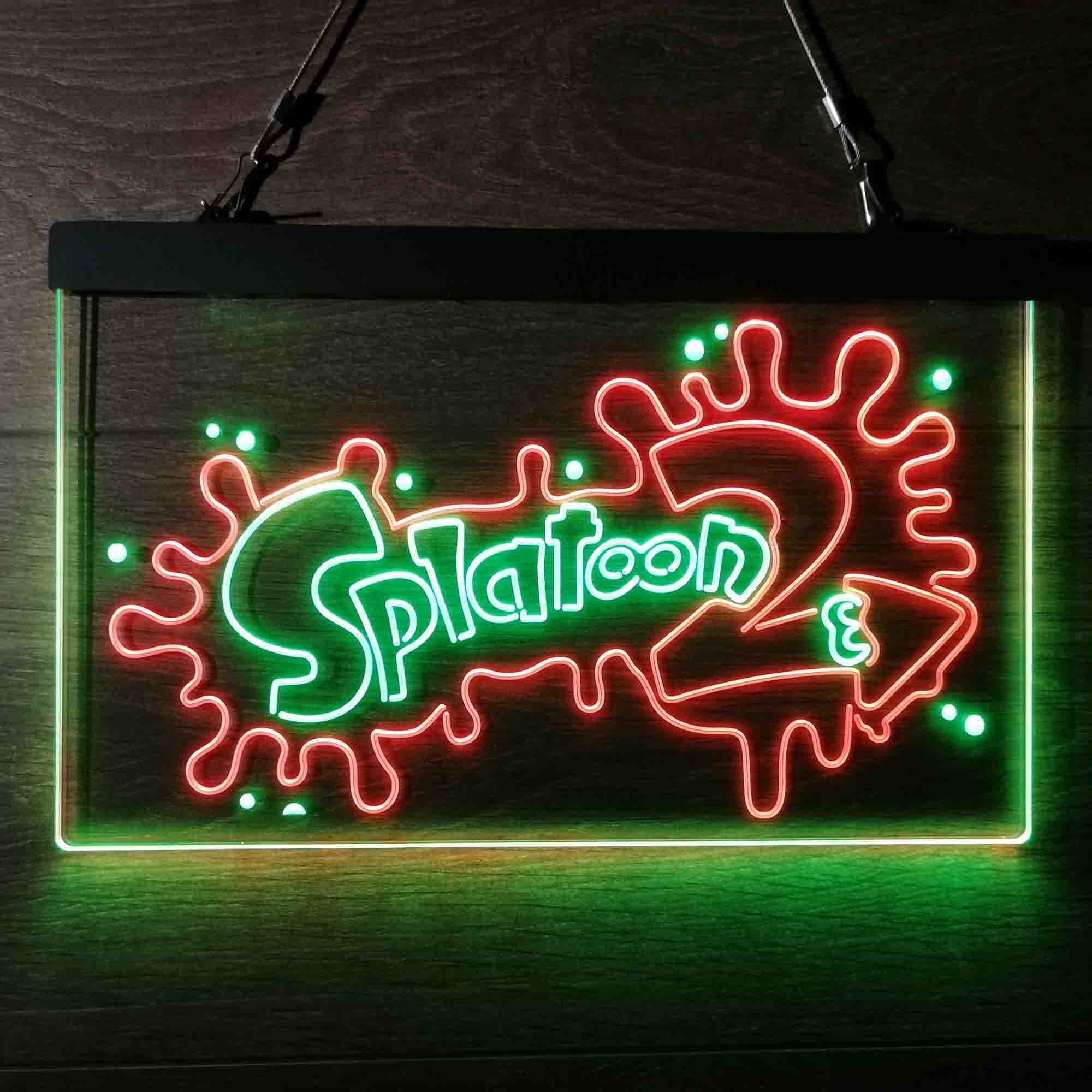 Splatoon 2 Game Room Neon Light LED Sign