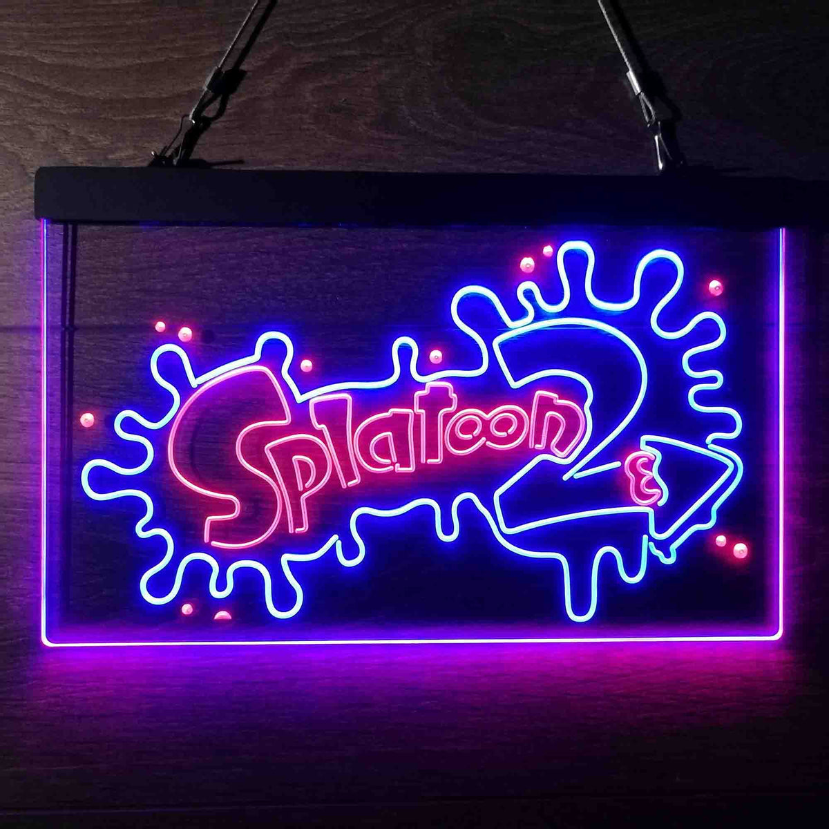 Splatoon 2 Game Room Neon Light LED Sign | Birthday Gamer Gift For Him
